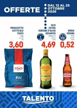 Volantino promozionale Talento Professional Store  valide dal 12/10/2026