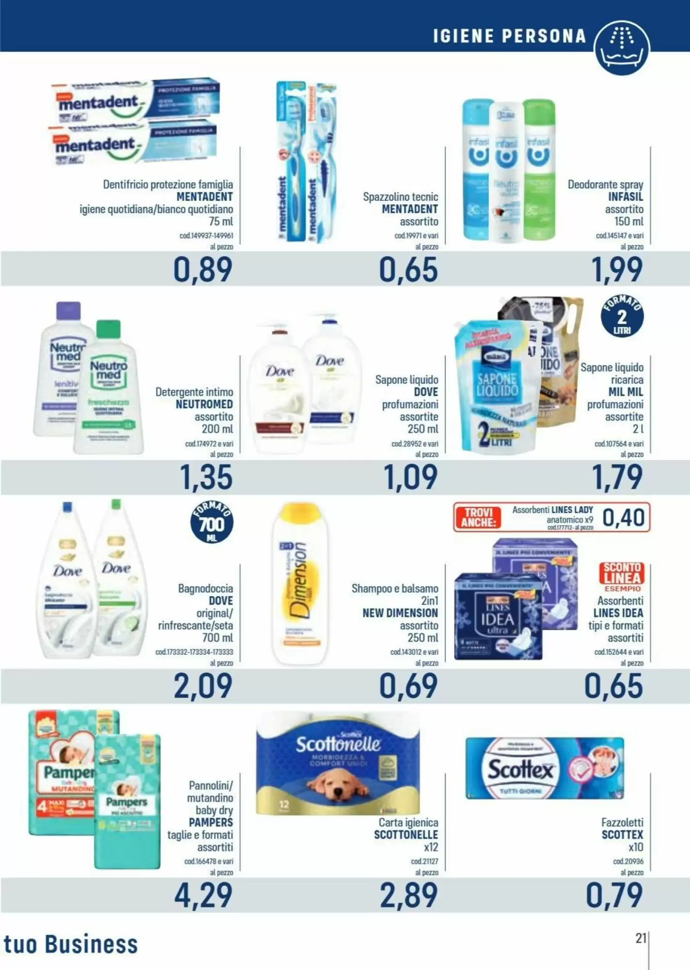 Volantino promozionale Talento Professional Store  valide dal 12/10/2026 - Pagina 21.