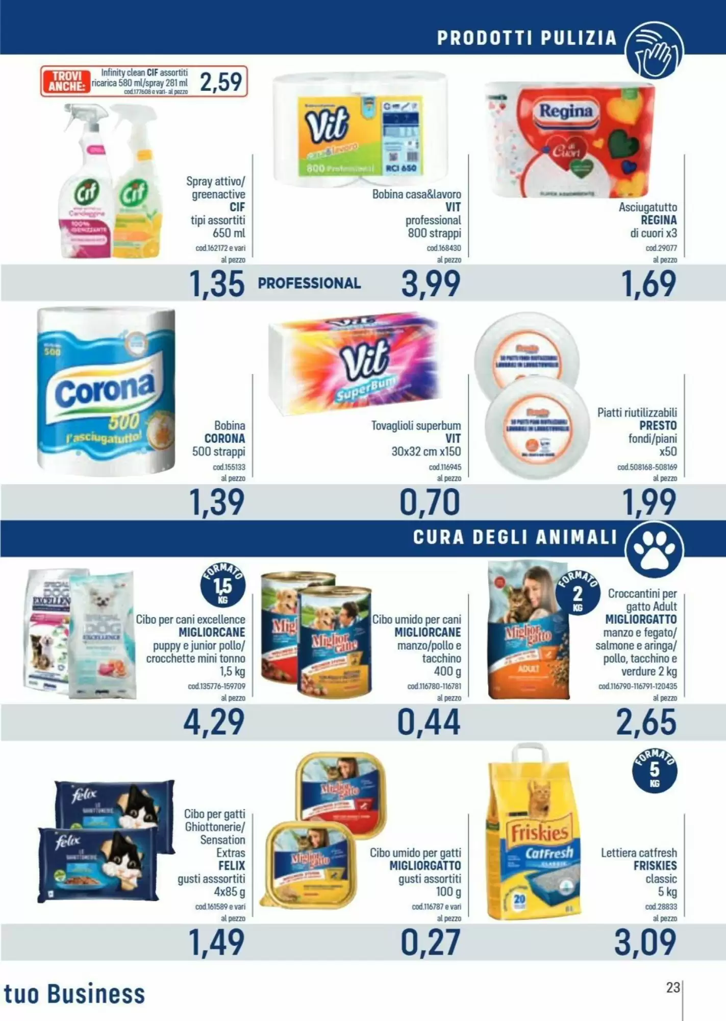 Volantino promozionale Talento Professional Store  valide dal 12/10/2026 - Pagina 23.