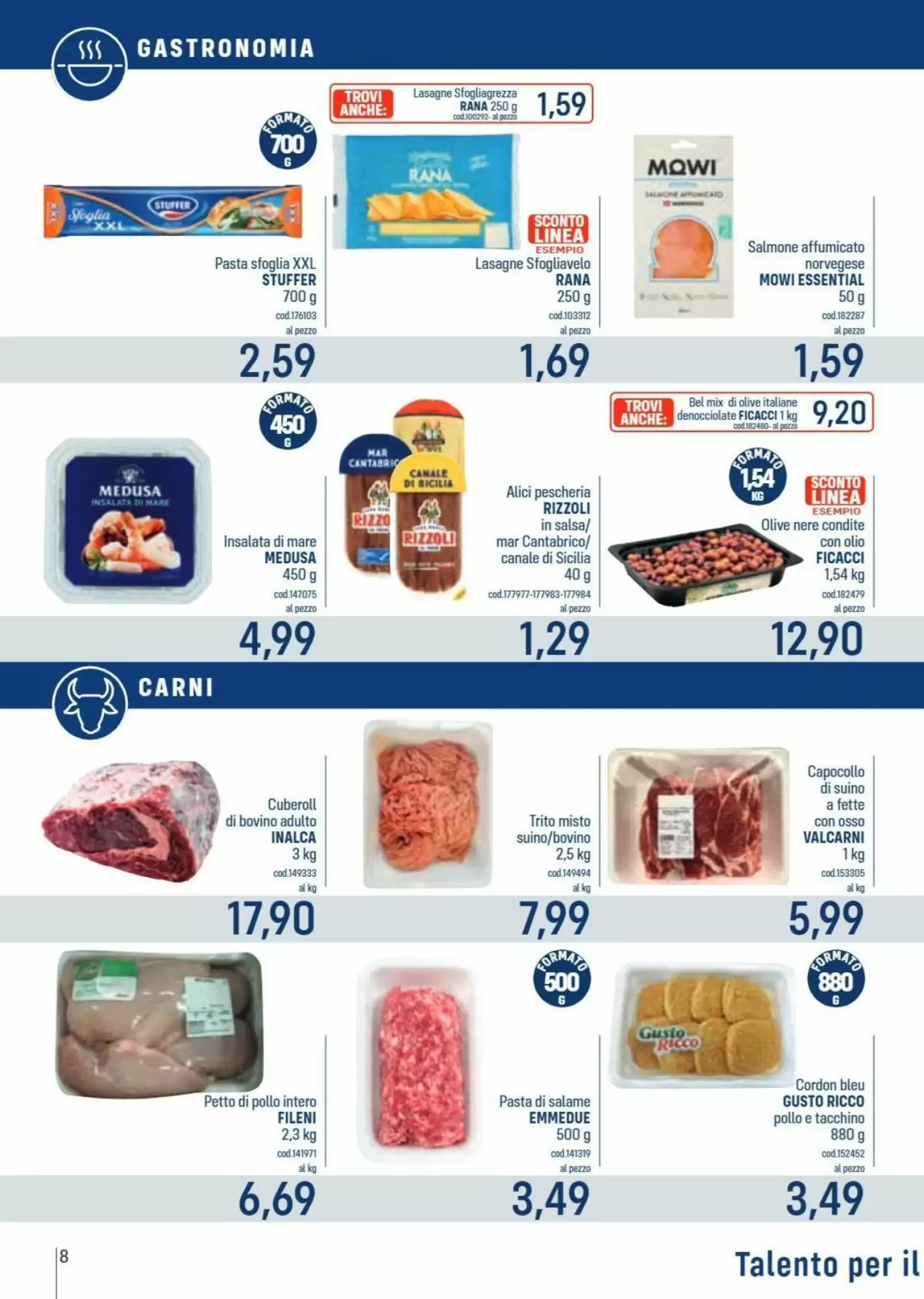 Volantino promozionale Talento Professional Store  valide dal 12/10/2026 - Pagina 8.