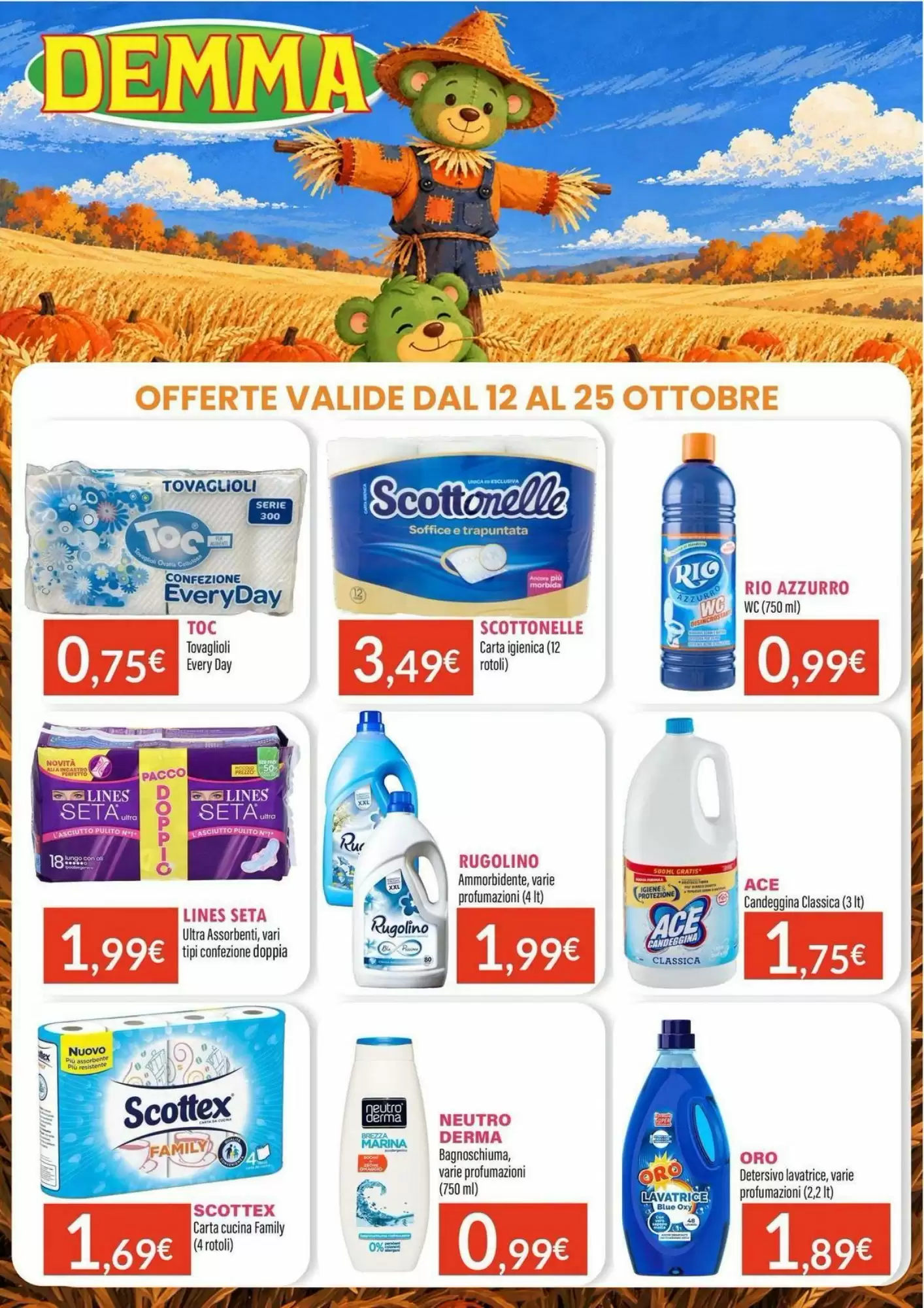 Volantino promozionale Sanitaria Demma valide dal 12/10/2026 - Pagina 1.