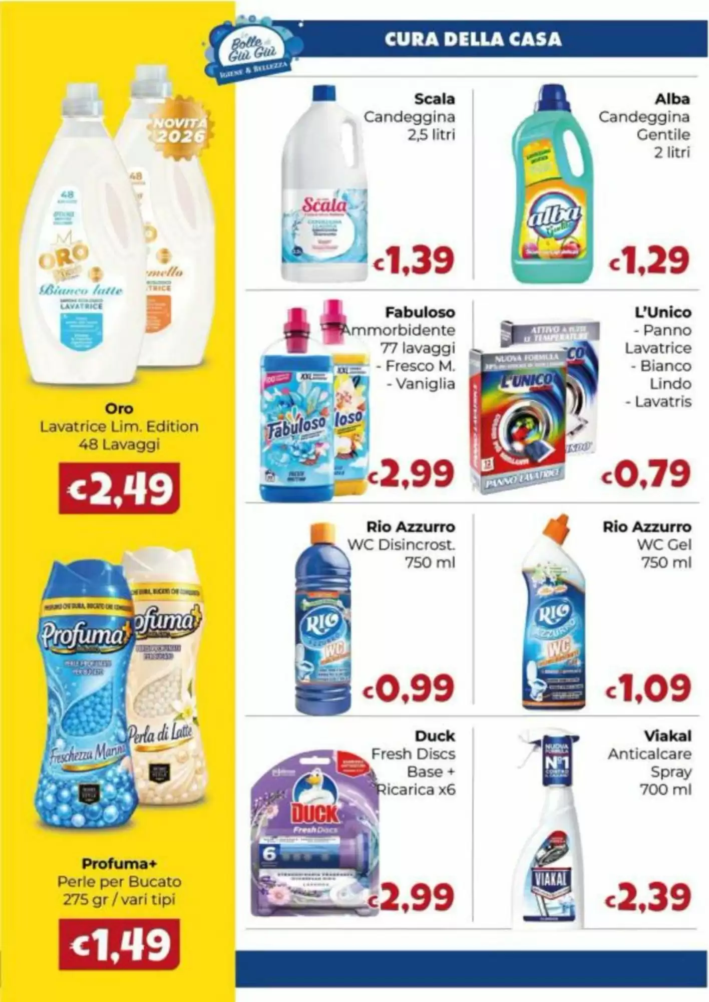 Volantino promozionale Le Bolle di Giù Giù  valide dal 12/10/2026 - Pagina 2.