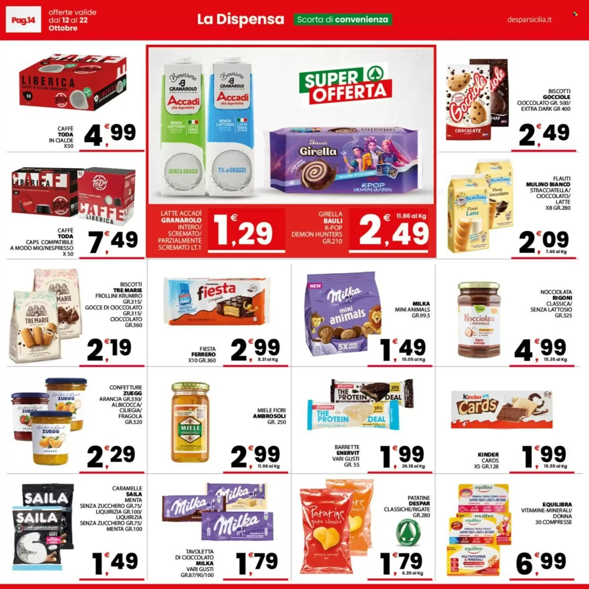 Volantino promozionale Despar Sicilia  valide dal 12/10/2026 - Pagina 14.