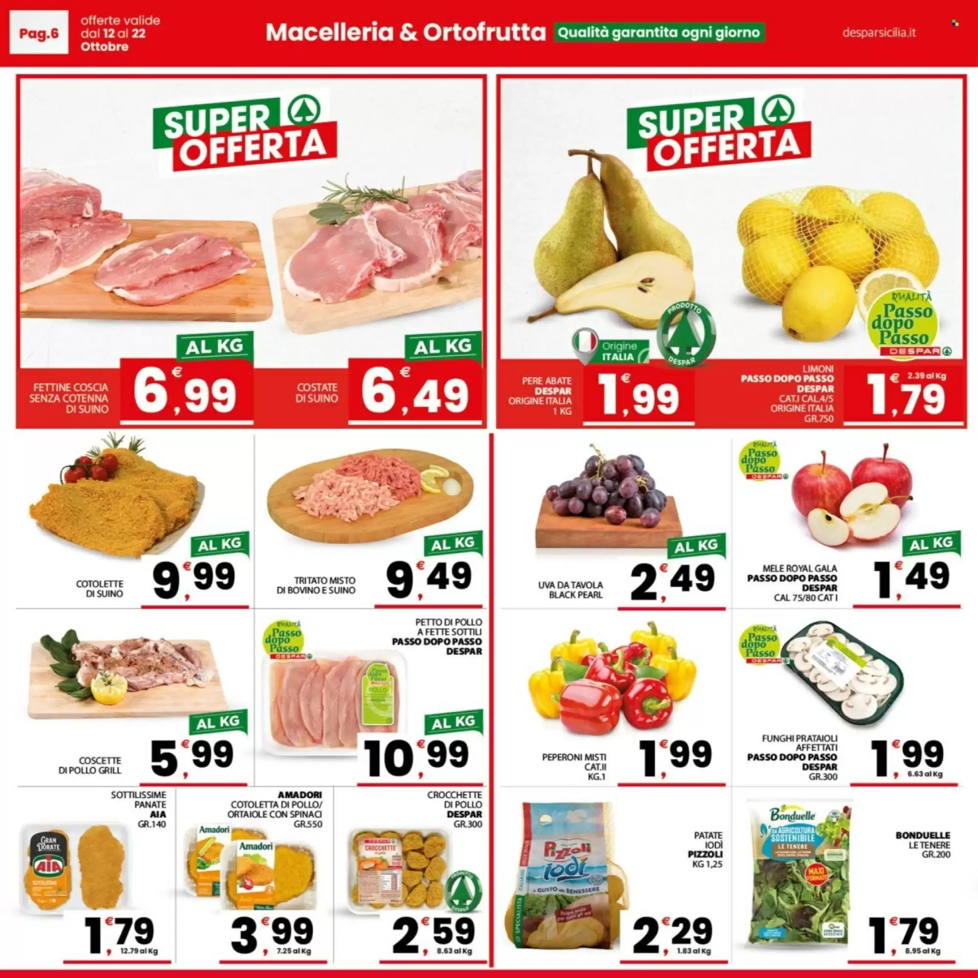 Volantino promozionale Despar Sicilia  valide dal 12/10/2026 - Pagina 6.
