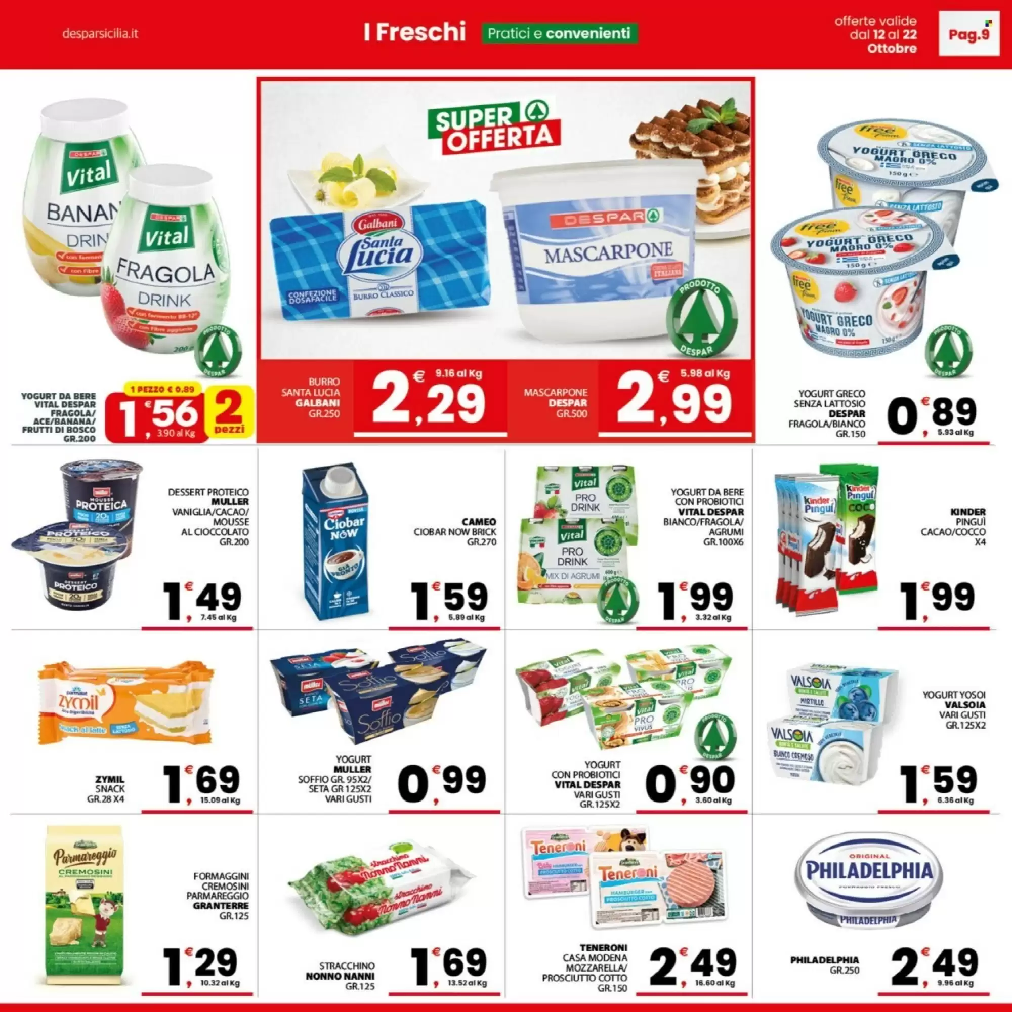 Volantino promozionale Despar Sicilia  valide dal 12/10/2026 - Pagina 9.