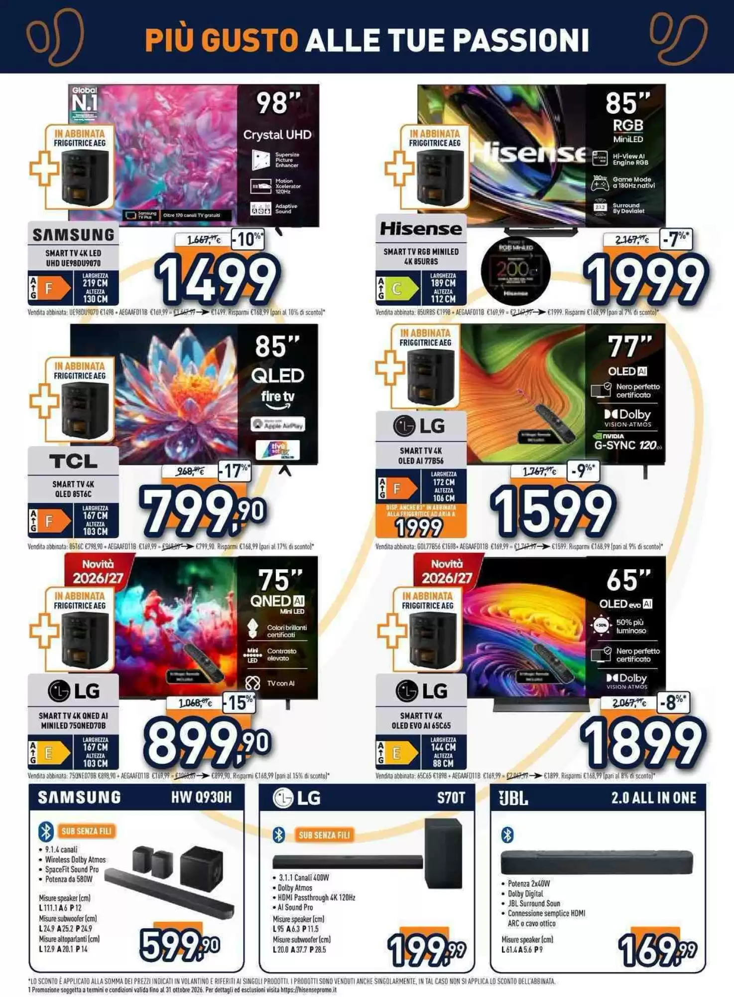Volantino promozionale Unieuro  valide dal 12/10/2026 - Pagina 2.