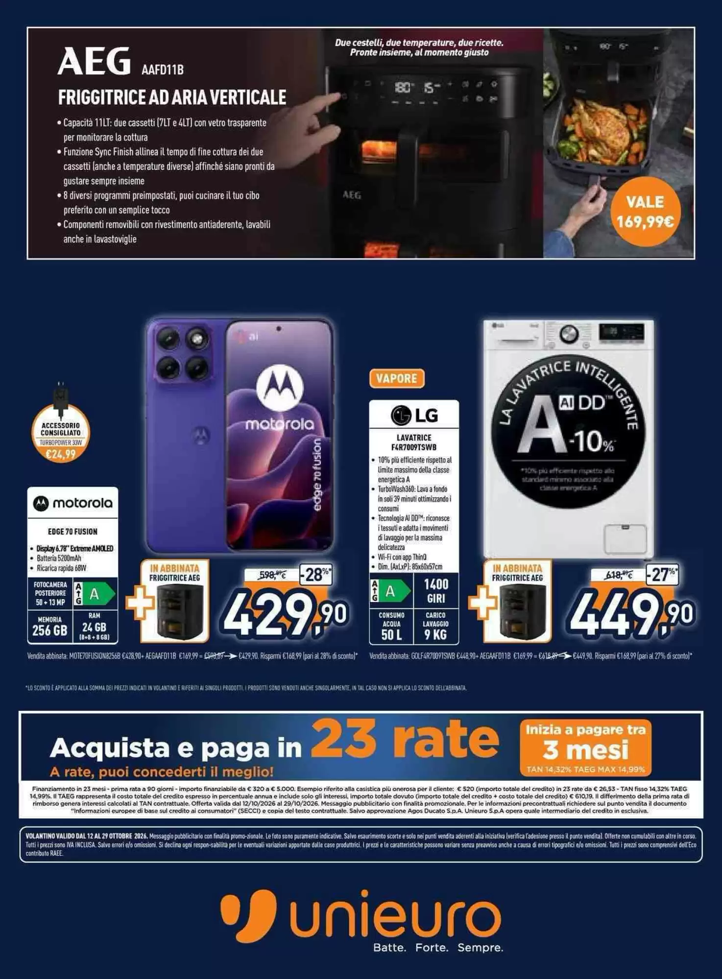 Volantino promozionale Unieuro  valide dal 12/10/2026 - Pagina 30.