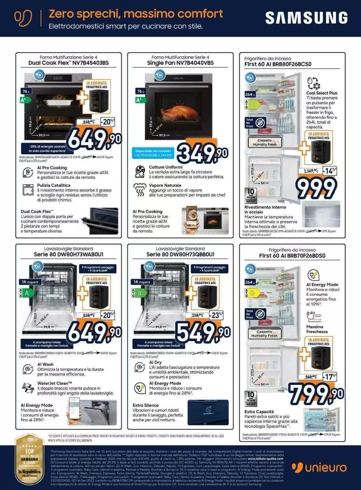 Volantino promozionale Unieuro  valide dal 12/10/2026 - Pagina 34.