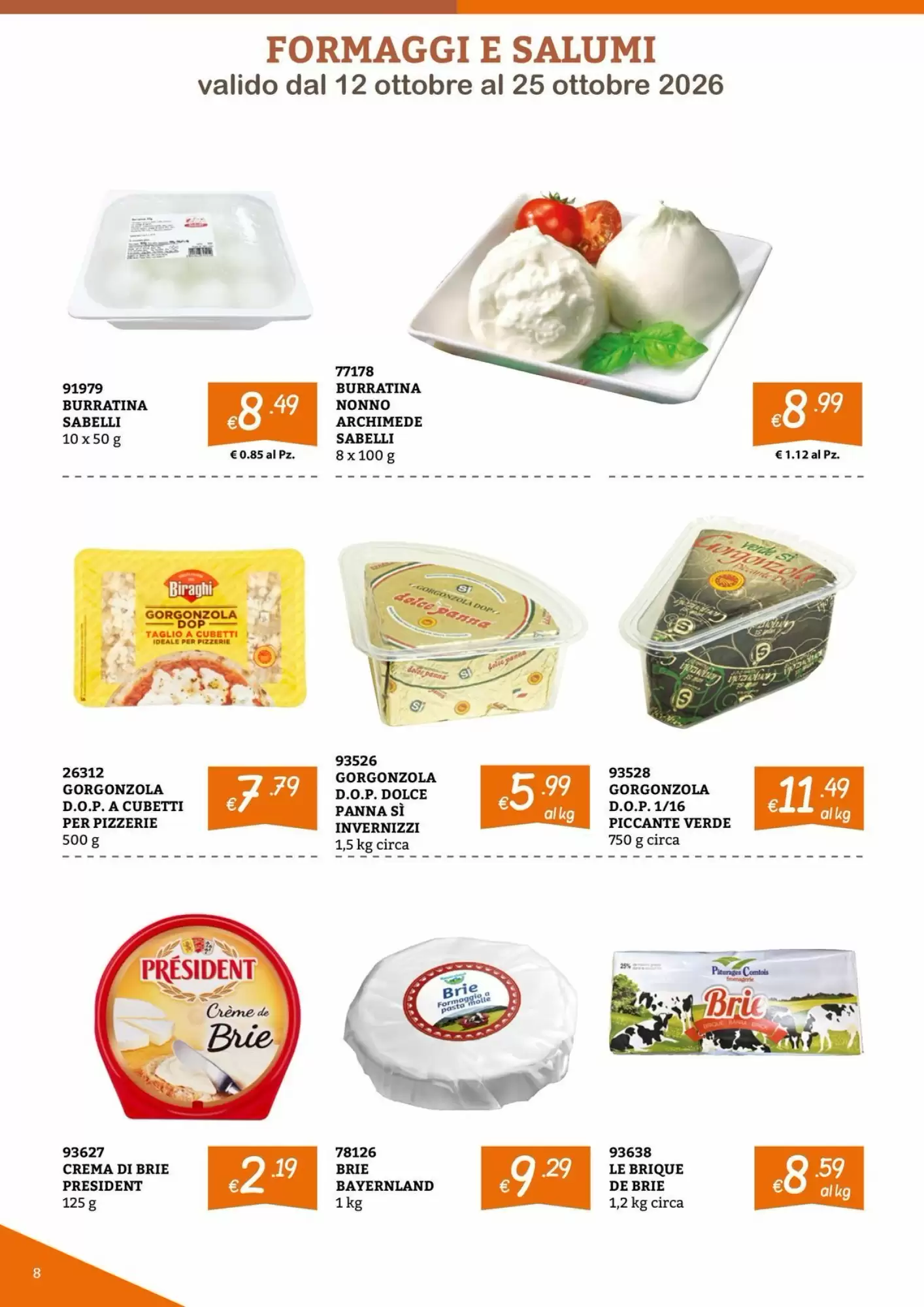 Volantino promozionale Zona  valide dal 12/10/2026 - Pagina 8.