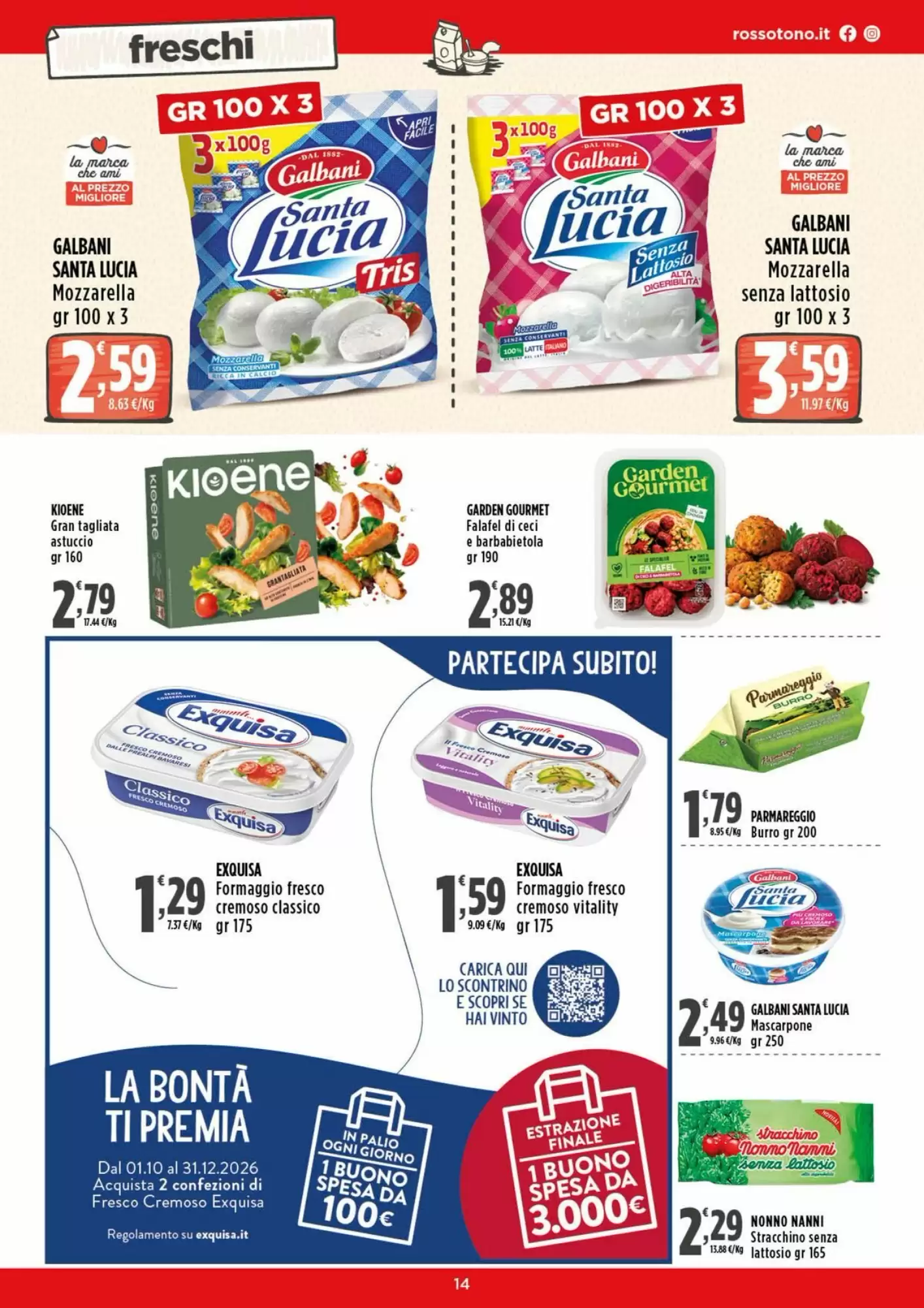 Volantino promozionale Rossotono  valide dal 12/10/2026 - Pagina 14.