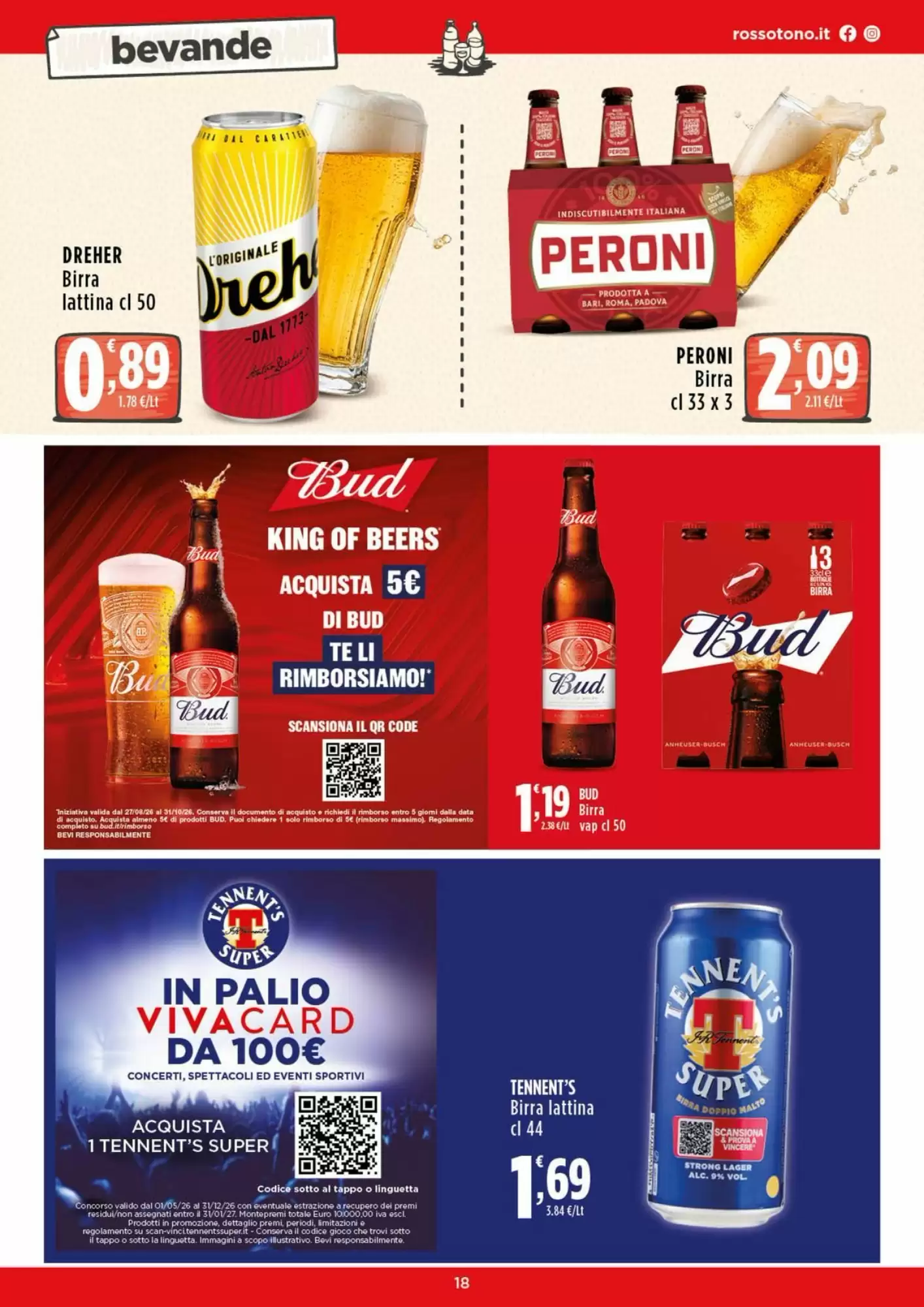 Volantino promozionale Rossotono  valide dal 12/10/2026 - Pagina 18.