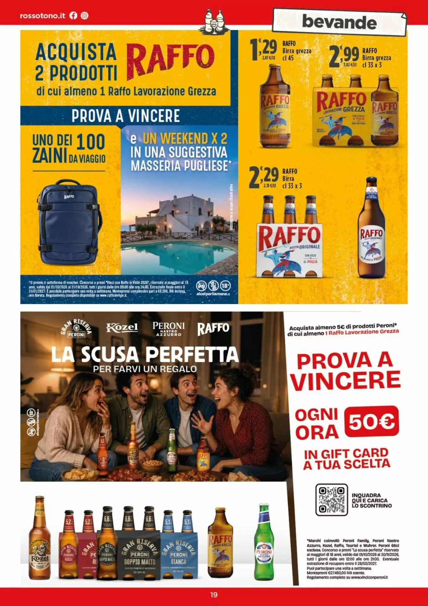 Volantino promozionale Rossotono  valide dal 12/10/2026 - Pagina 19.