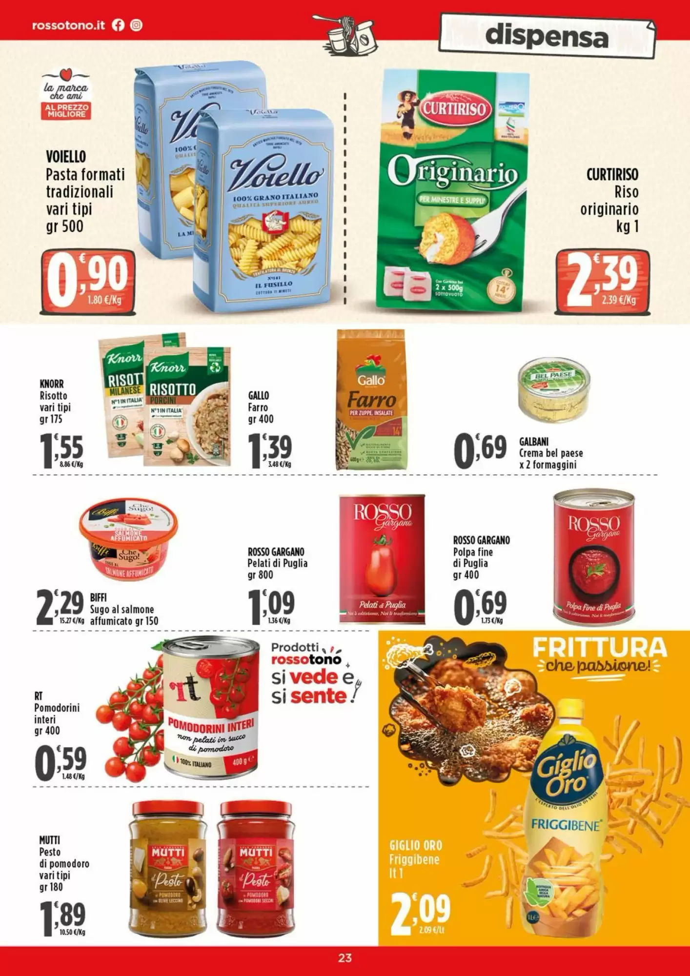 Volantino promozionale Rossotono  valide dal 12/10/2026 - Pagina 23.