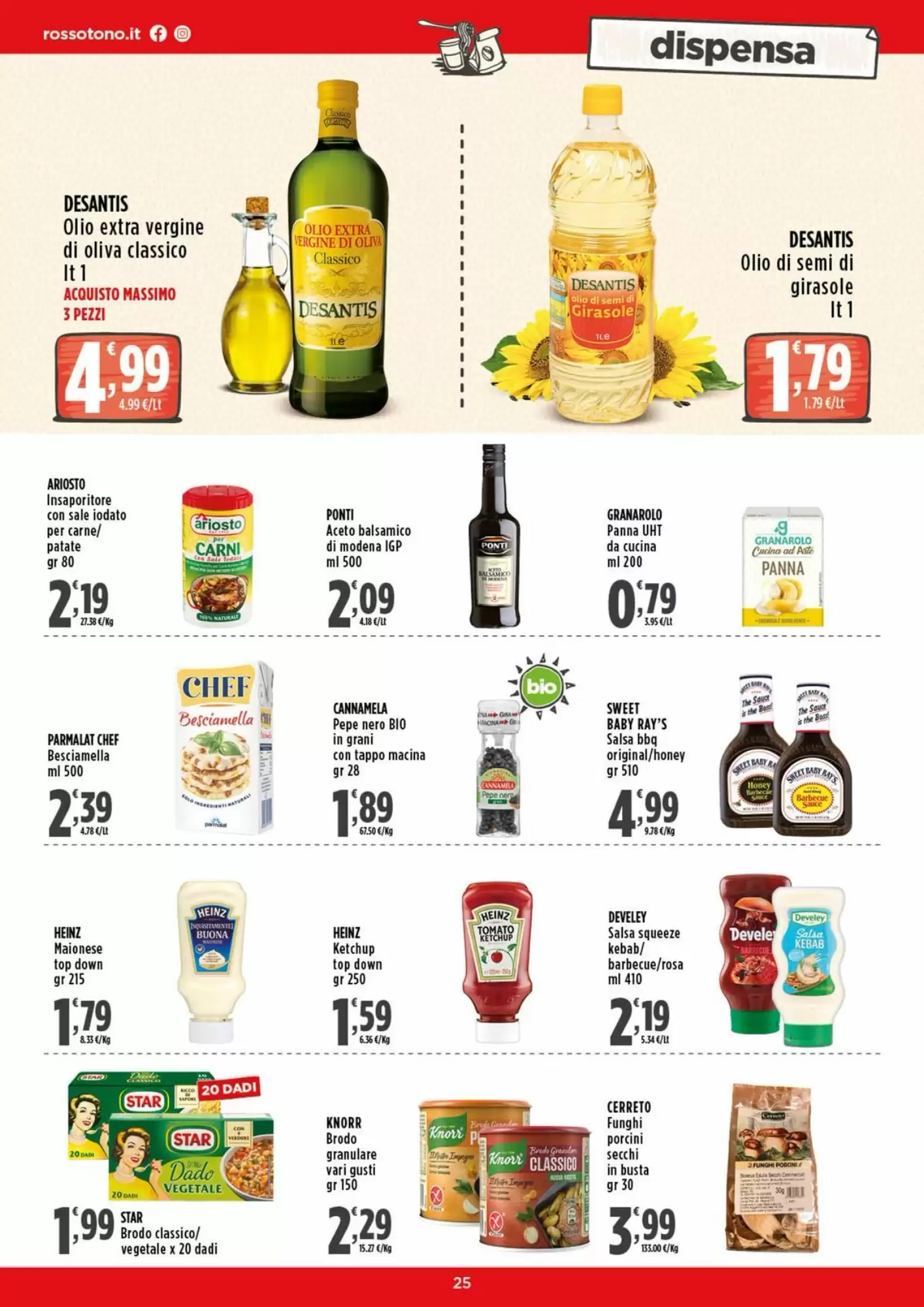 Volantino promozionale Rossotono  valide dal 12/10/2026 - Pagina 25.