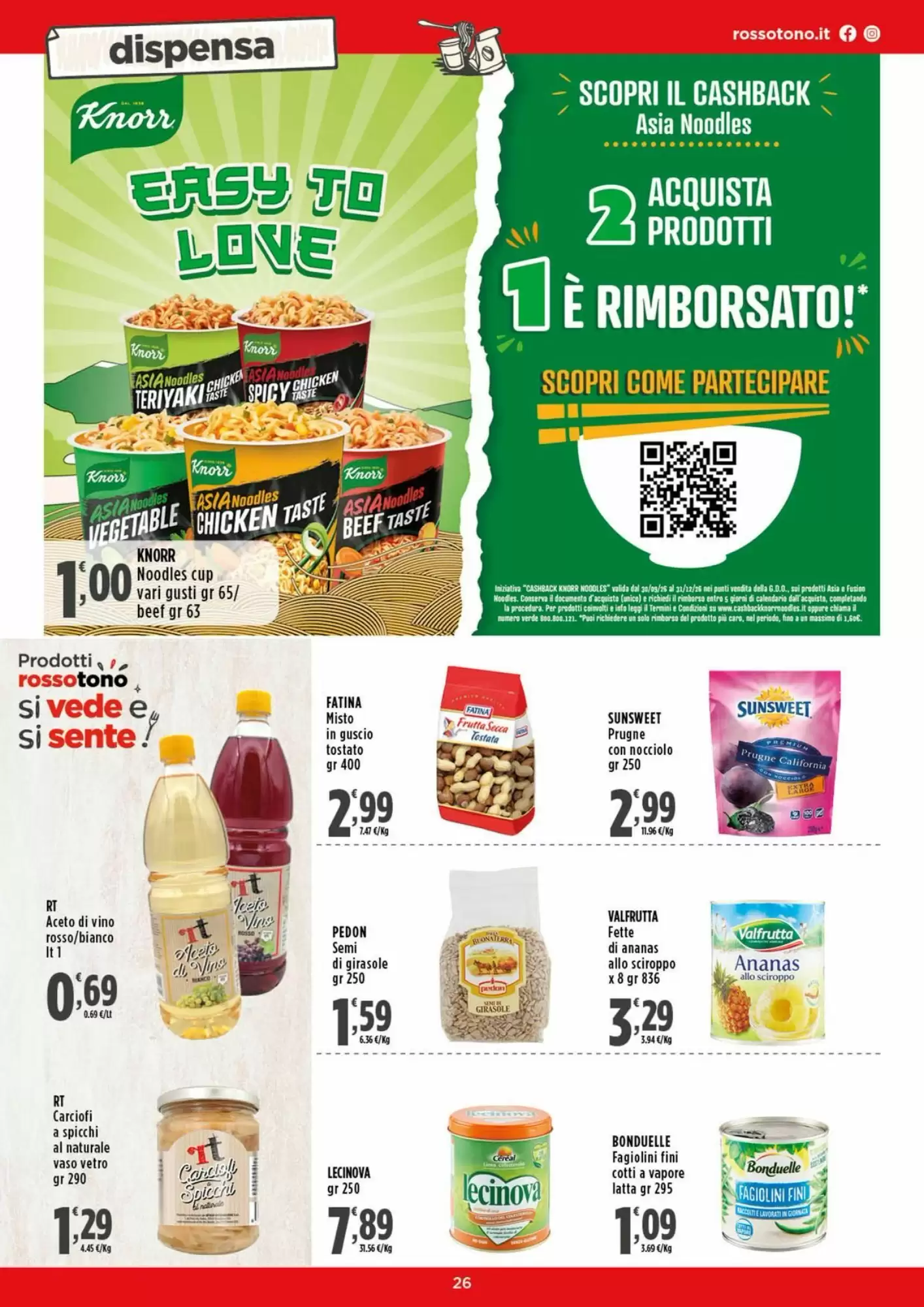 Volantino promozionale Rossotono  valide dal 12/10/2026 - Pagina 26.