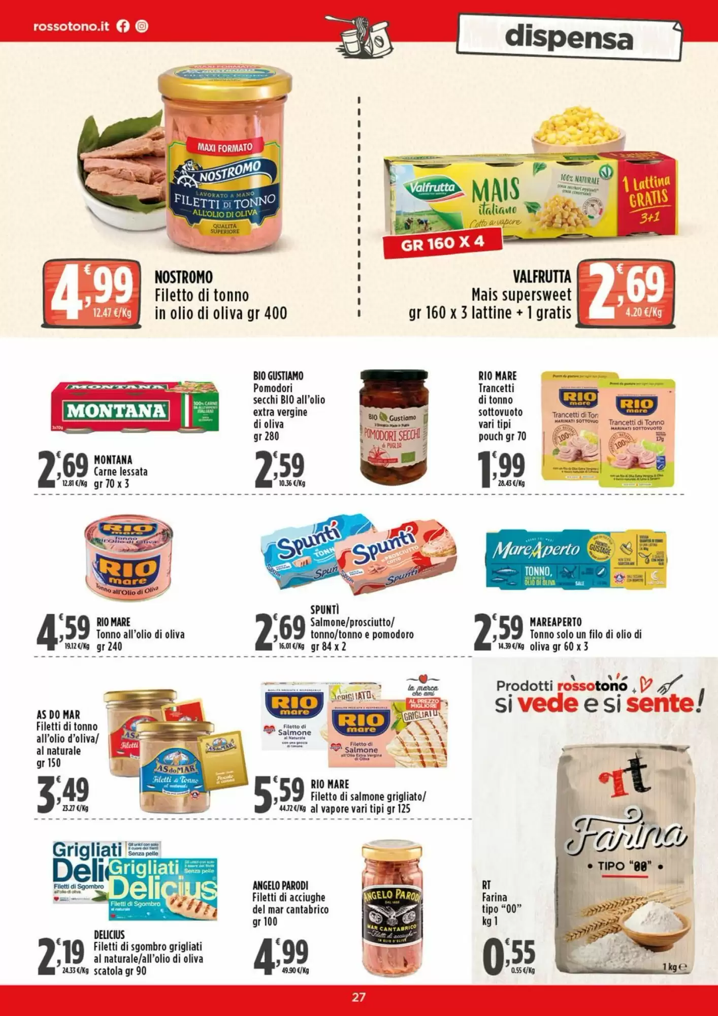 Volantino promozionale Rossotono  valide dal 12/10/2026 - Pagina 27.