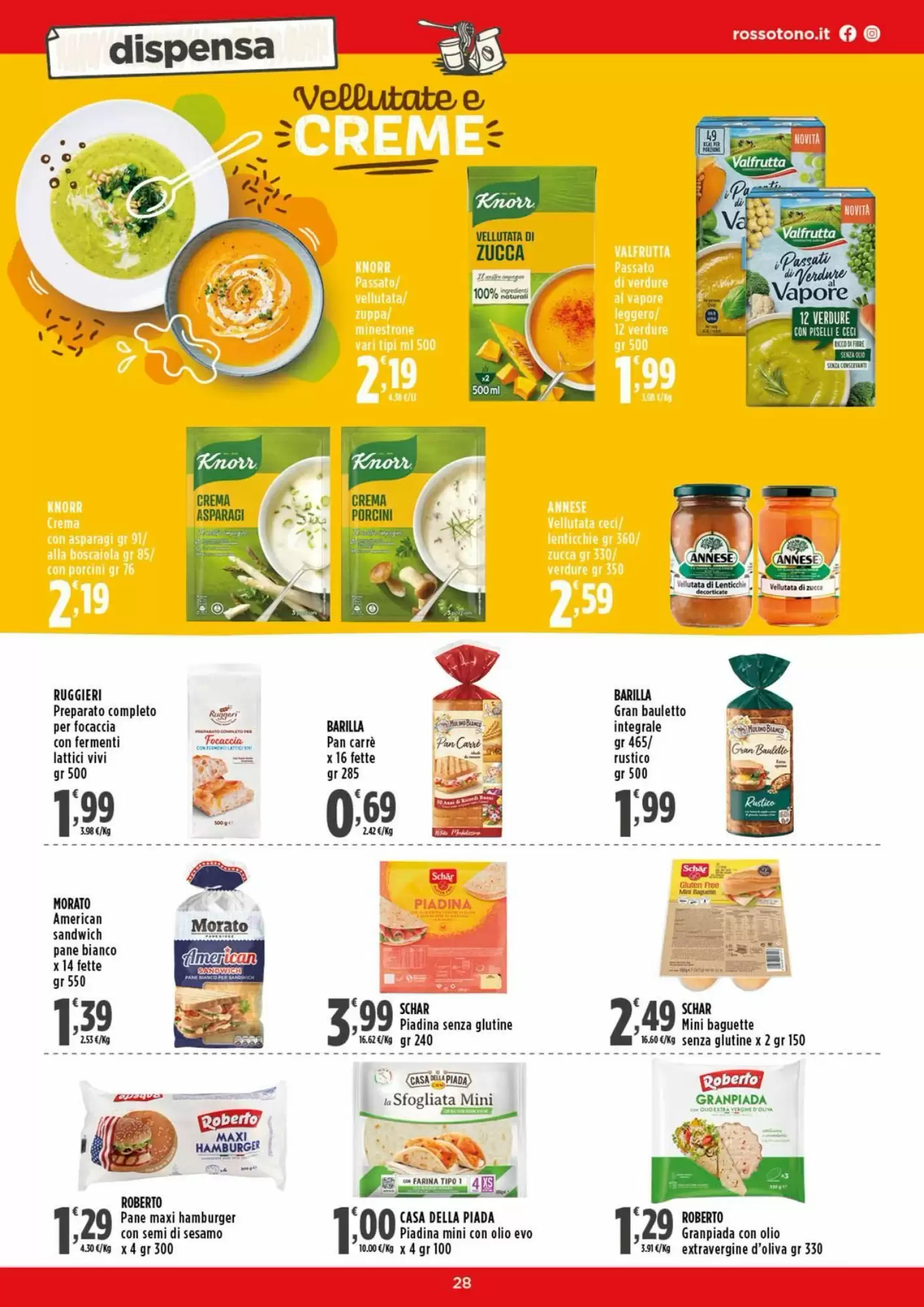 Volantino promozionale Rossotono  valide dal 12/10/2026 - Pagina 28.