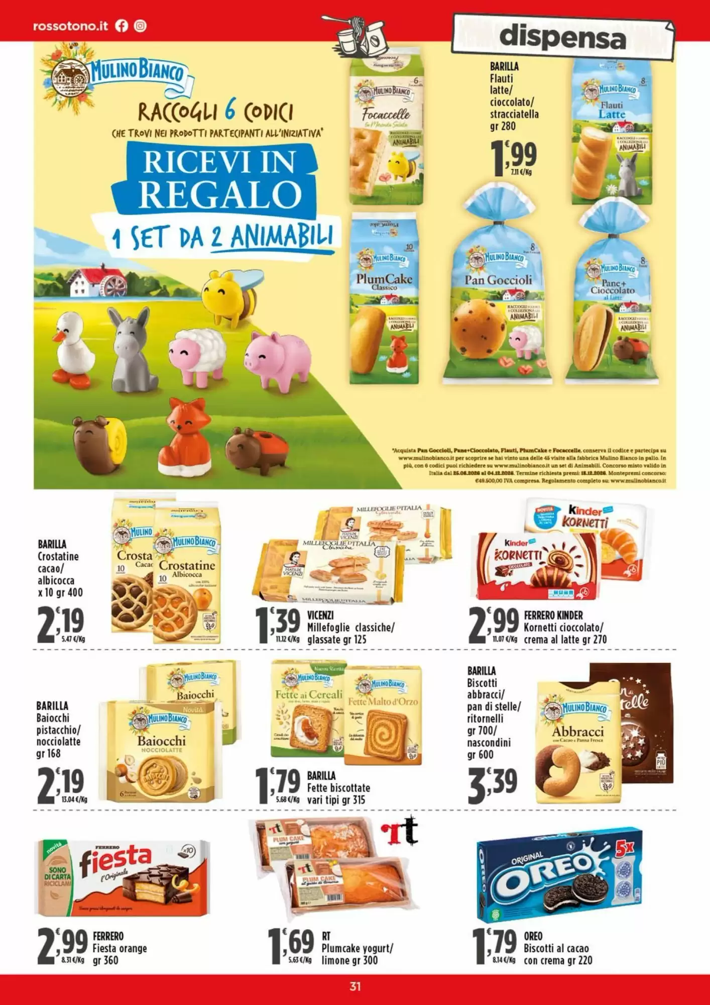 Volantino promozionale Rossotono  valide dal 12/10/2026 - Pagina 31.