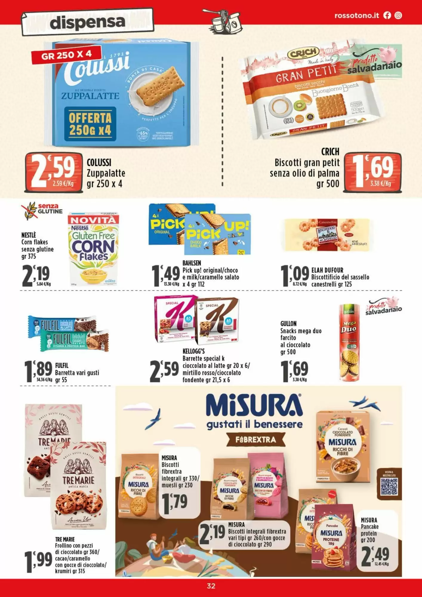 Volantino promozionale Rossotono  valide dal 12/10/2026 - Pagina 32.