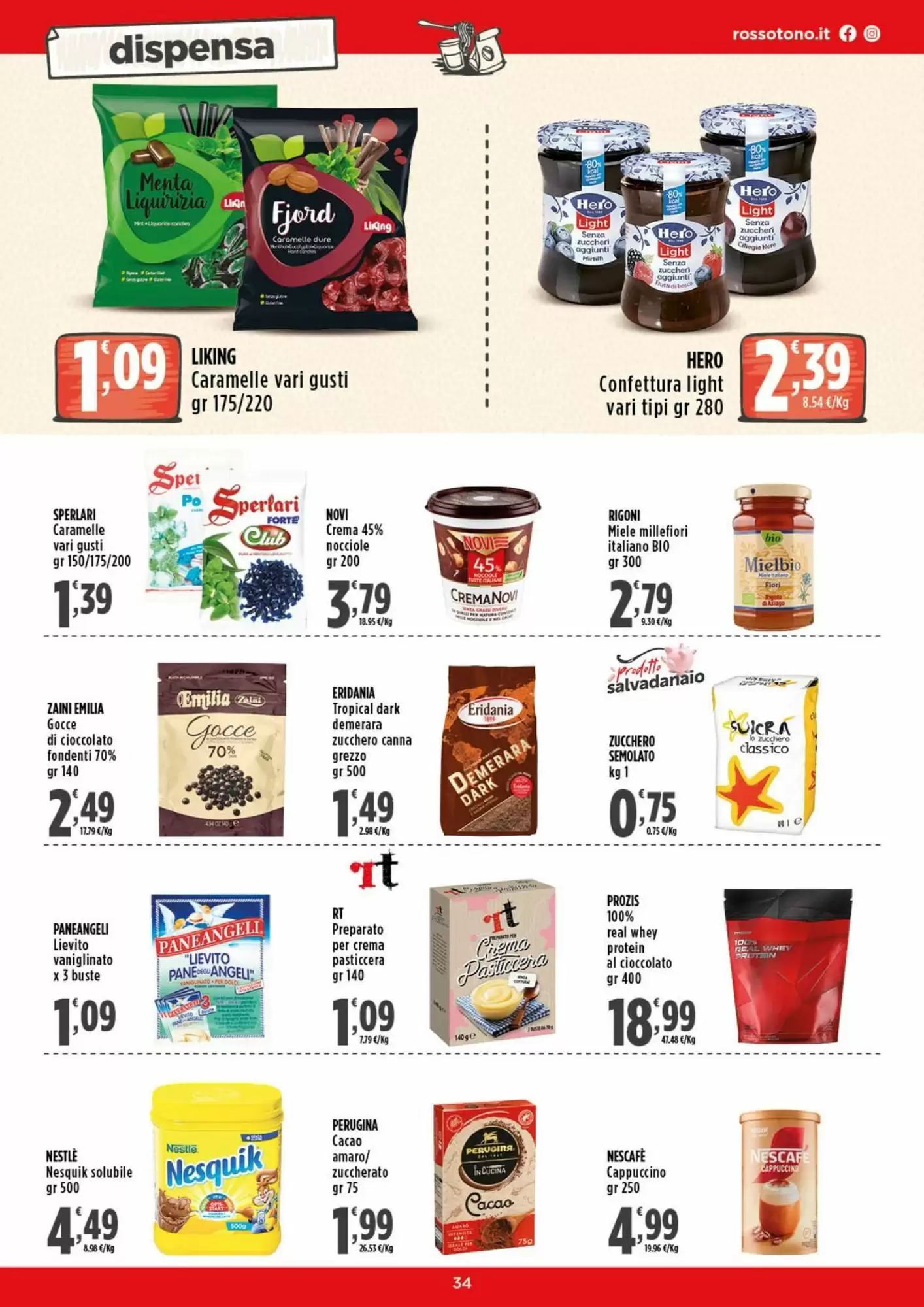 Volantino promozionale Rossotono  valide dal 12/10/2026 - Pagina 34.
