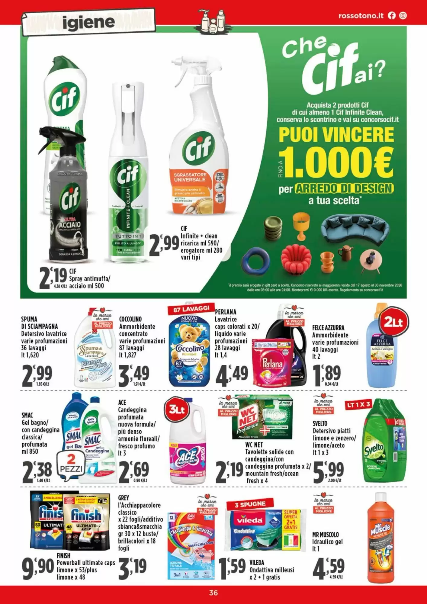 Volantino promozionale Rossotono  valide dal 12/10/2026 - Pagina 36.