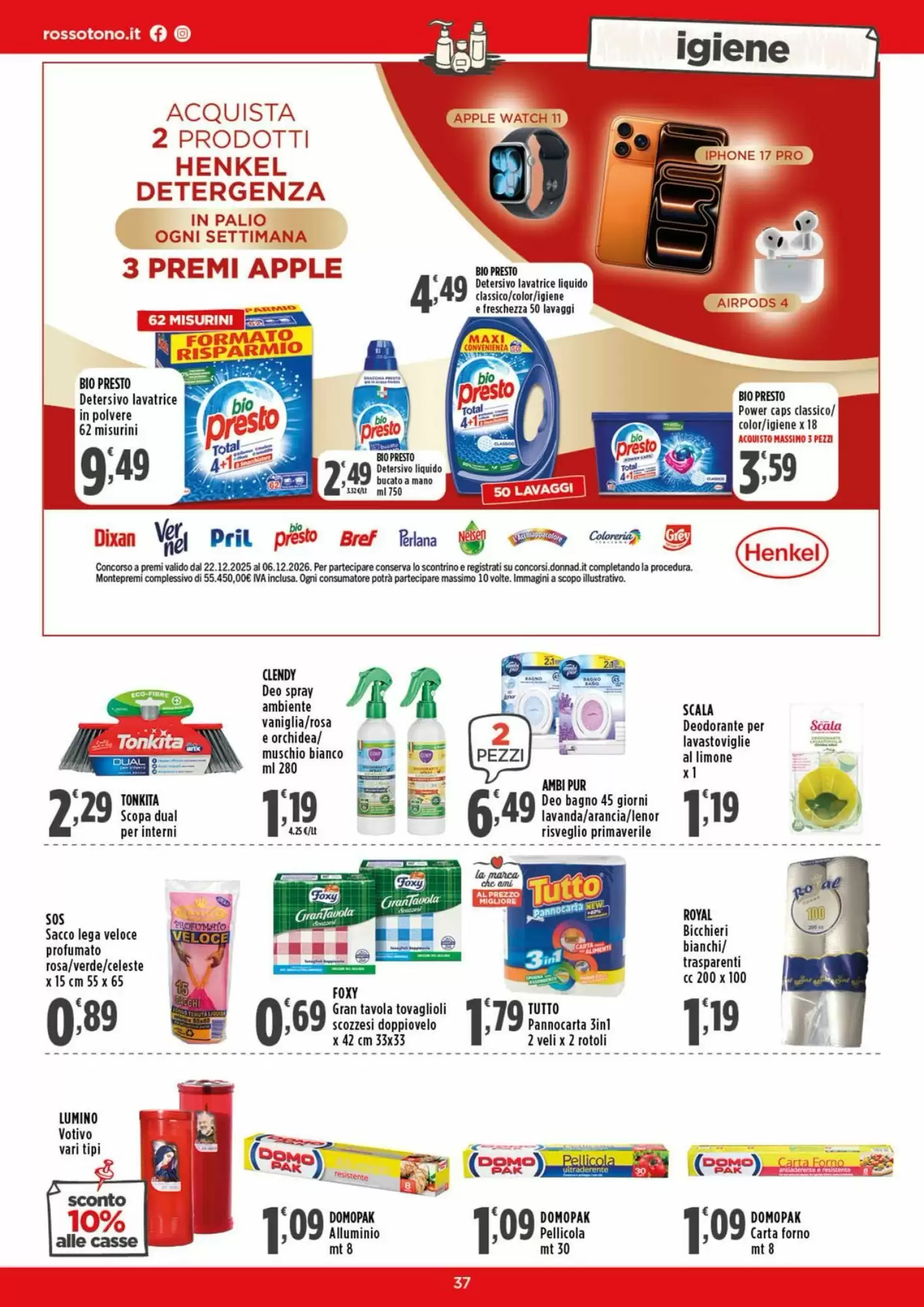 Volantino promozionale Rossotono  valide dal 12/10/2026 - Pagina 37.