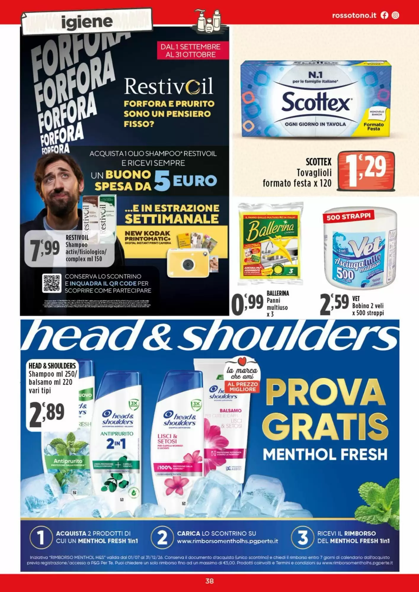 Volantino promozionale Rossotono  valide dal 12/10/2026 - Pagina 38.