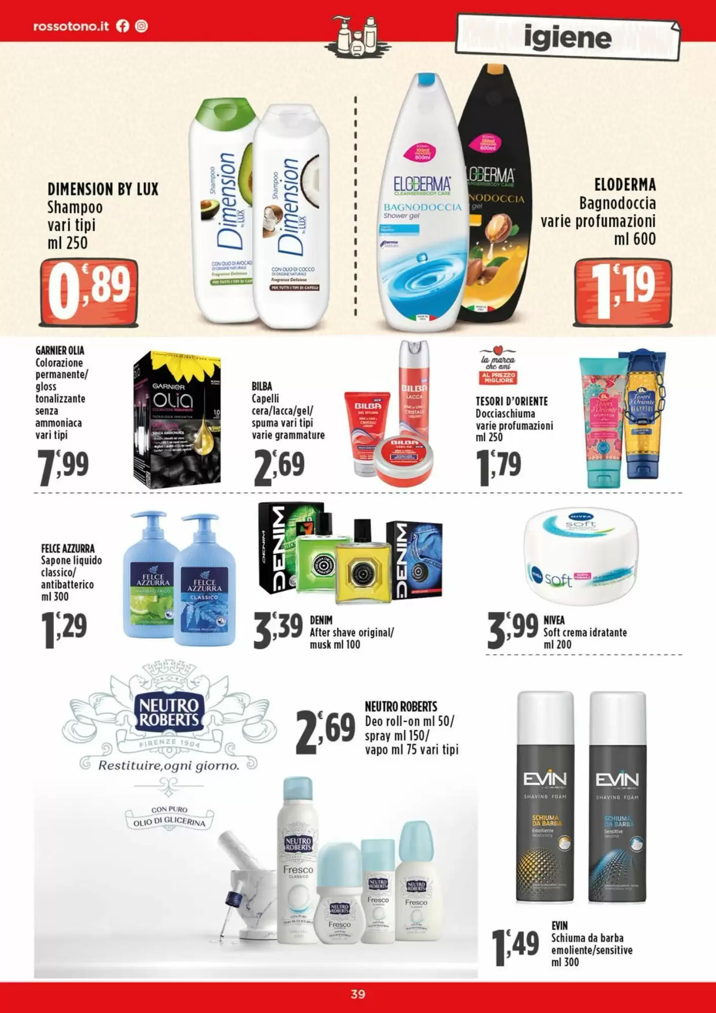 Volantino promozionale Rossotono  valide dal 12/10/2026 - Pagina 39.