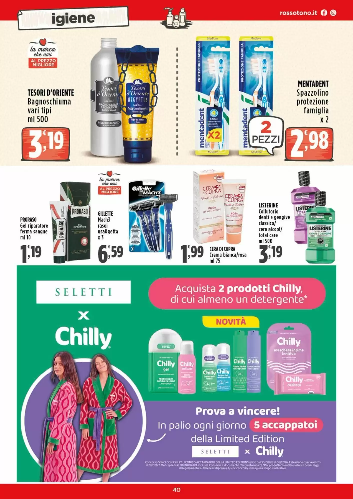 Volantino promozionale Rossotono  valide dal 12/10/2026 - Pagina 40.