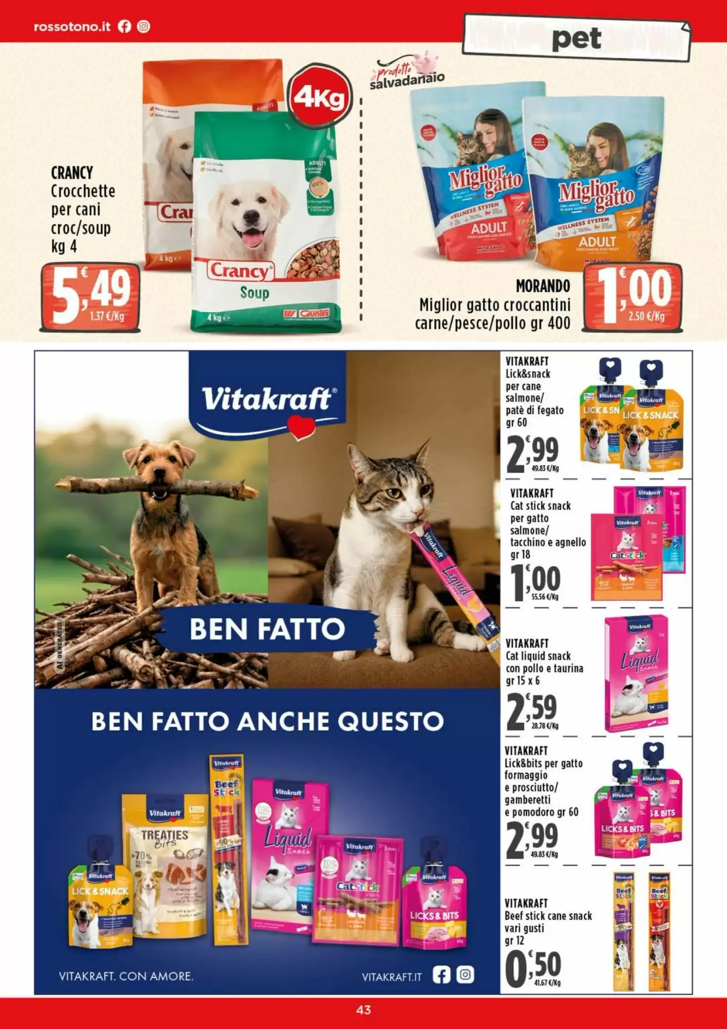 Volantino promozionale Rossotono  valide dal 12/10/2026 - Pagina 43.