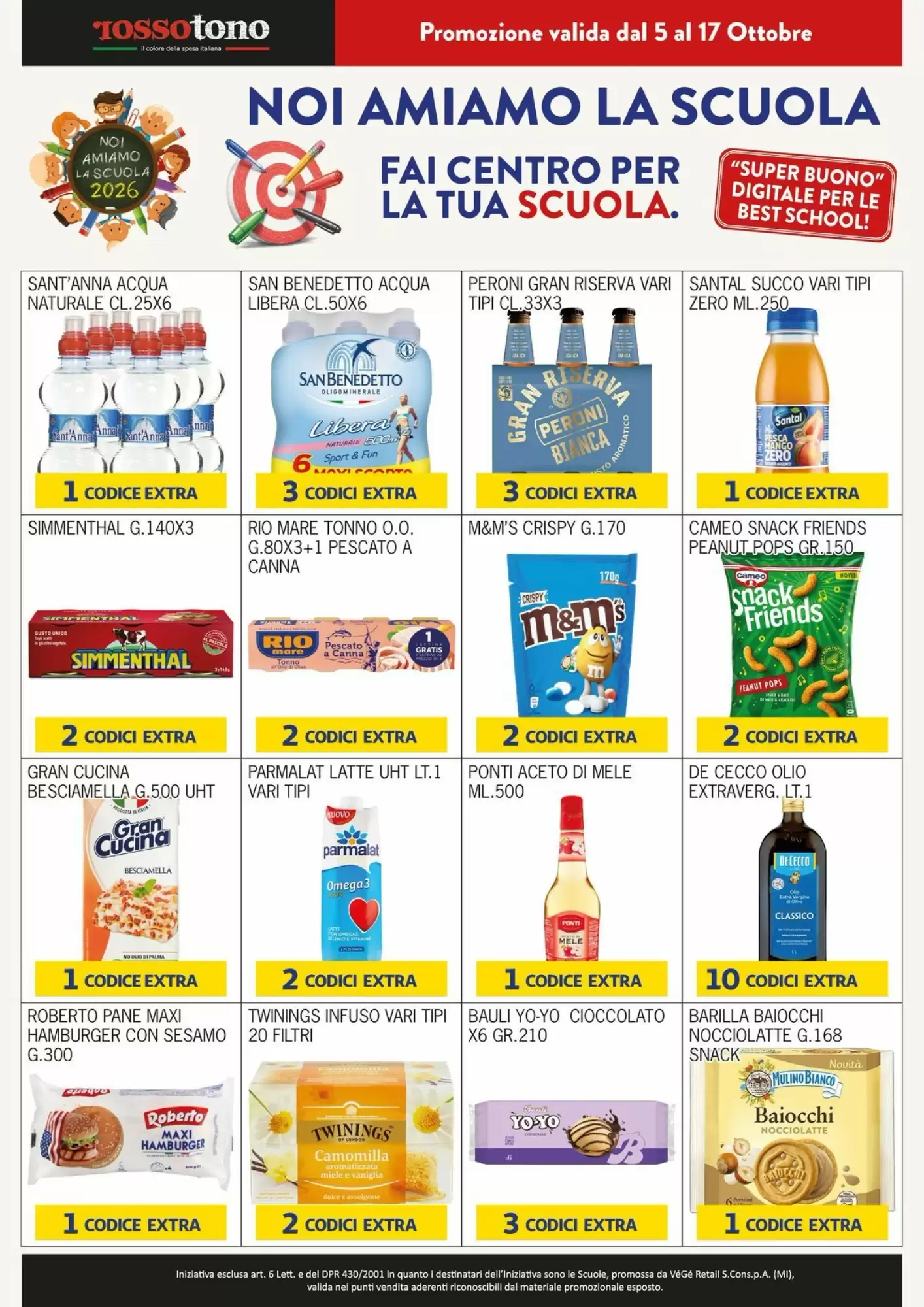 Volantino promozionale Rossotono  valide dal 12/10/2026 - Pagina 46.