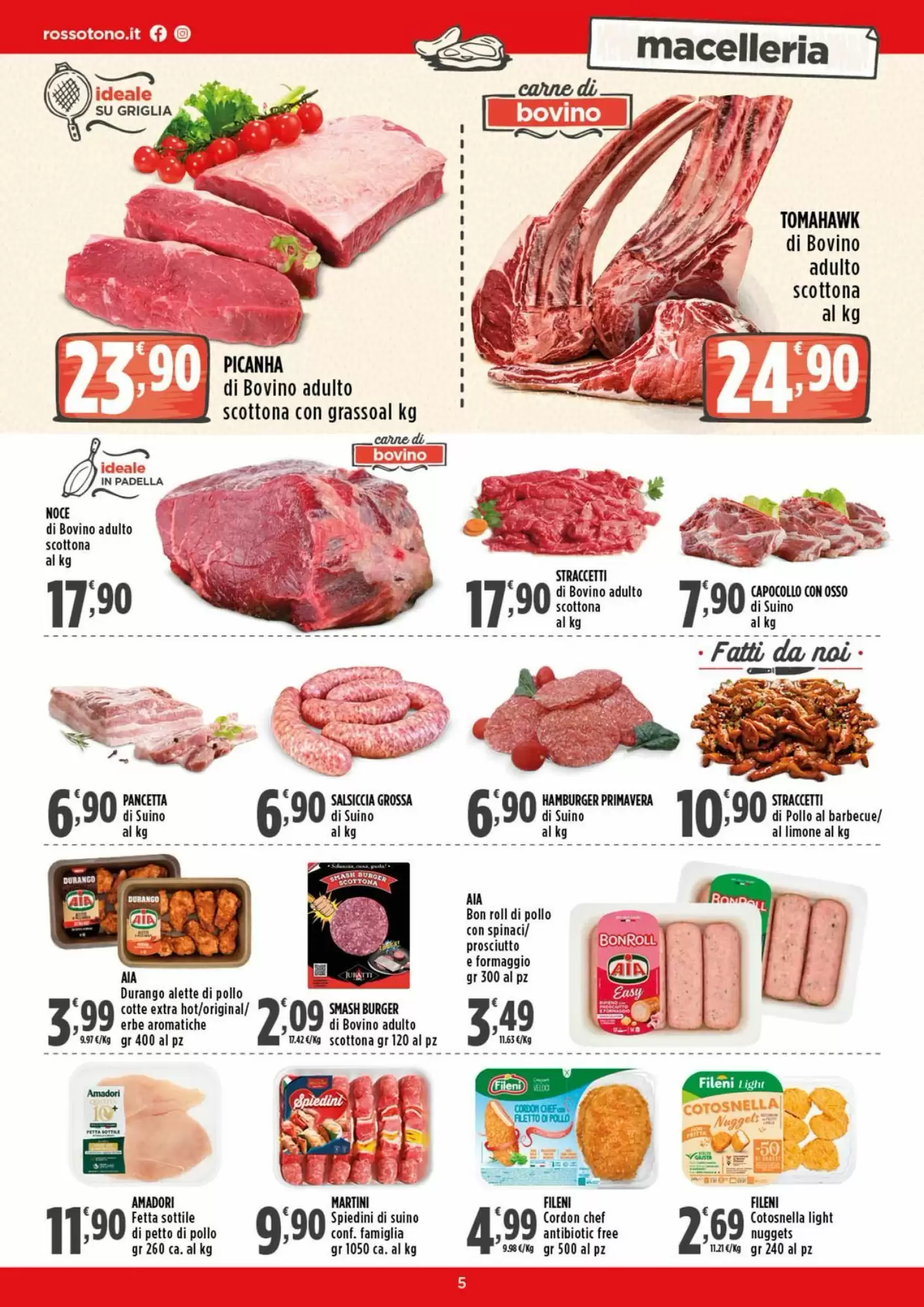 Volantino promozionale Rossotono  valide dal 12/10/2026 - Pagina 5.