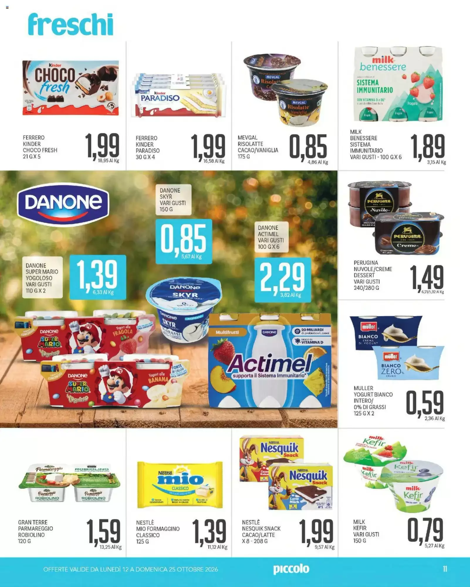Volantino promozionale Supermercati Piccolo  valide dal 12/10/2026 - Pagina 11.