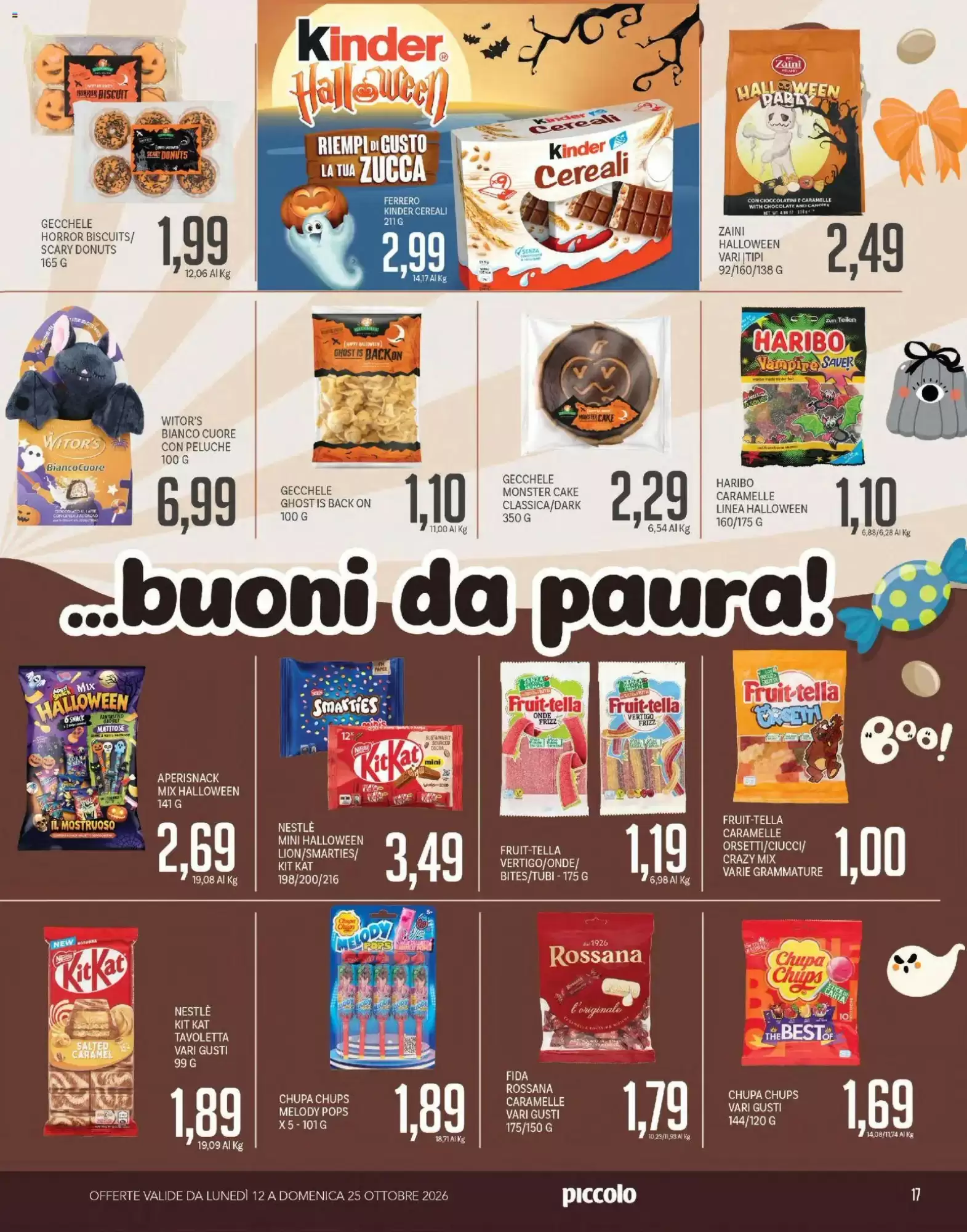 Volantino promozionale Supermercati Piccolo  valide dal 12/10/2026 - Pagina 17.