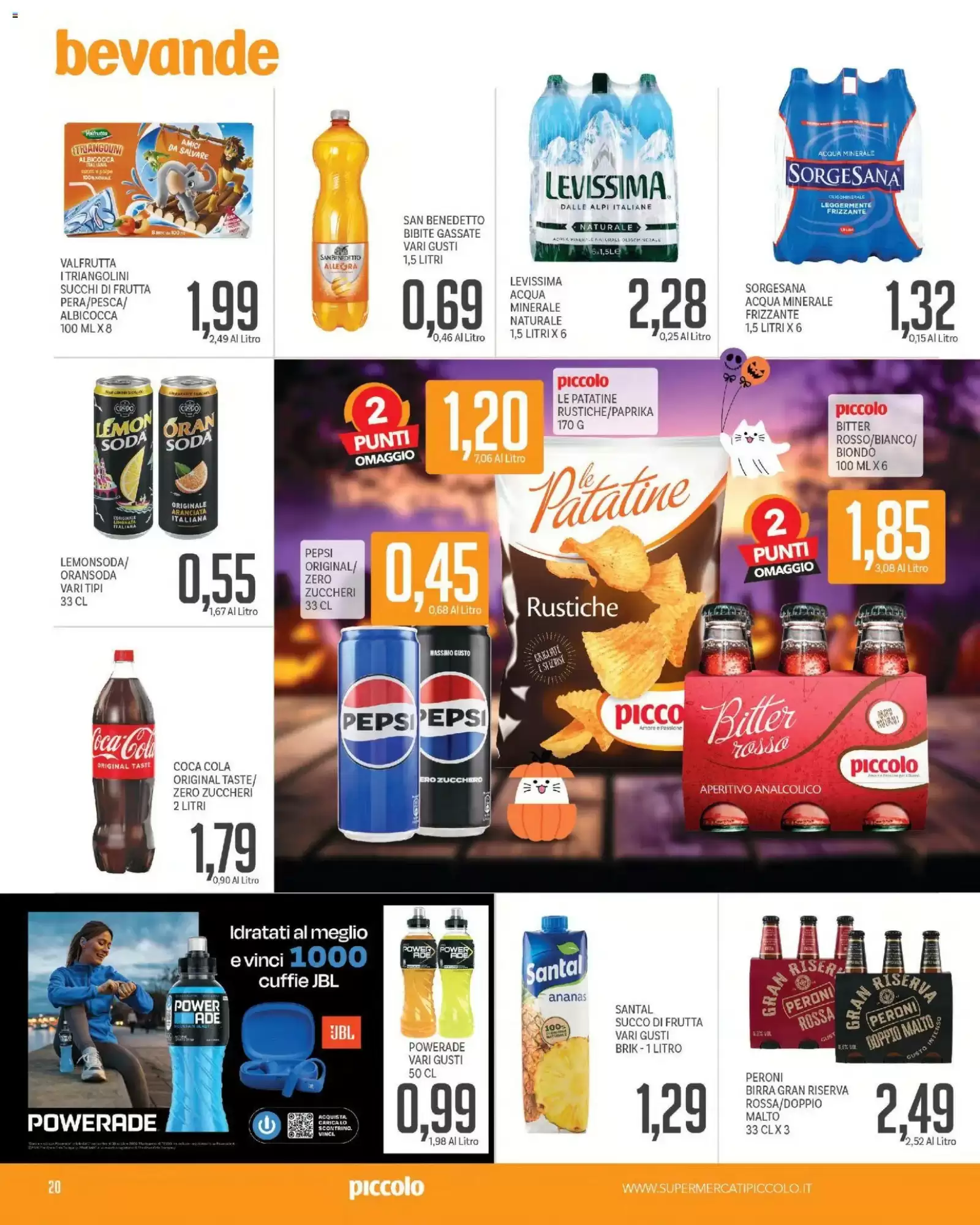 Volantino promozionale Supermercati Piccolo  valide dal 12/10/2026 - Pagina 20.