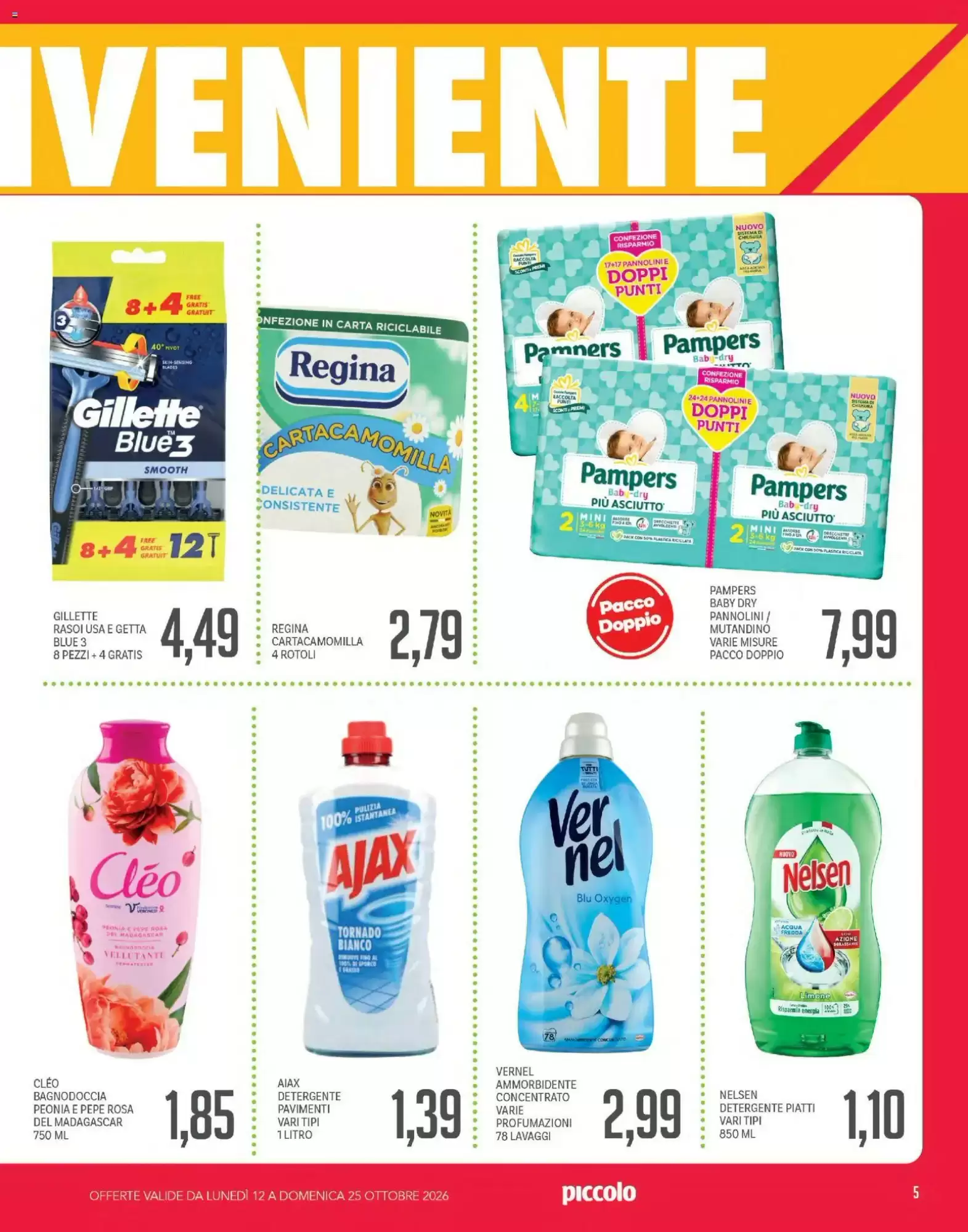 Volantino promozionale Supermercati Piccolo  valide dal 12/10/2026 - Pagina 5.