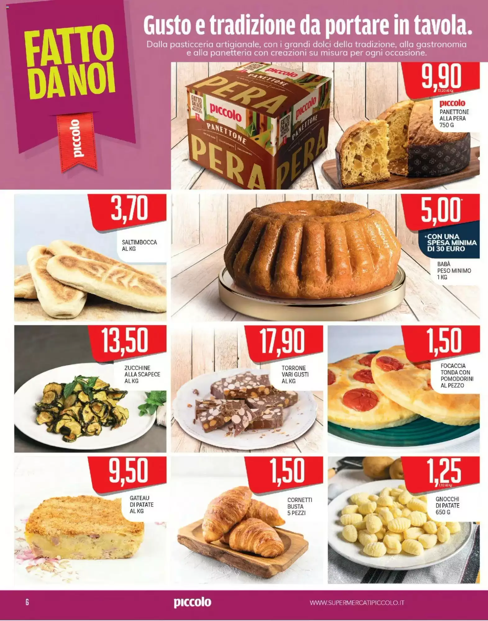Volantino promozionale Supermercati Piccolo  valide dal 12/10/2026 - Pagina 6.