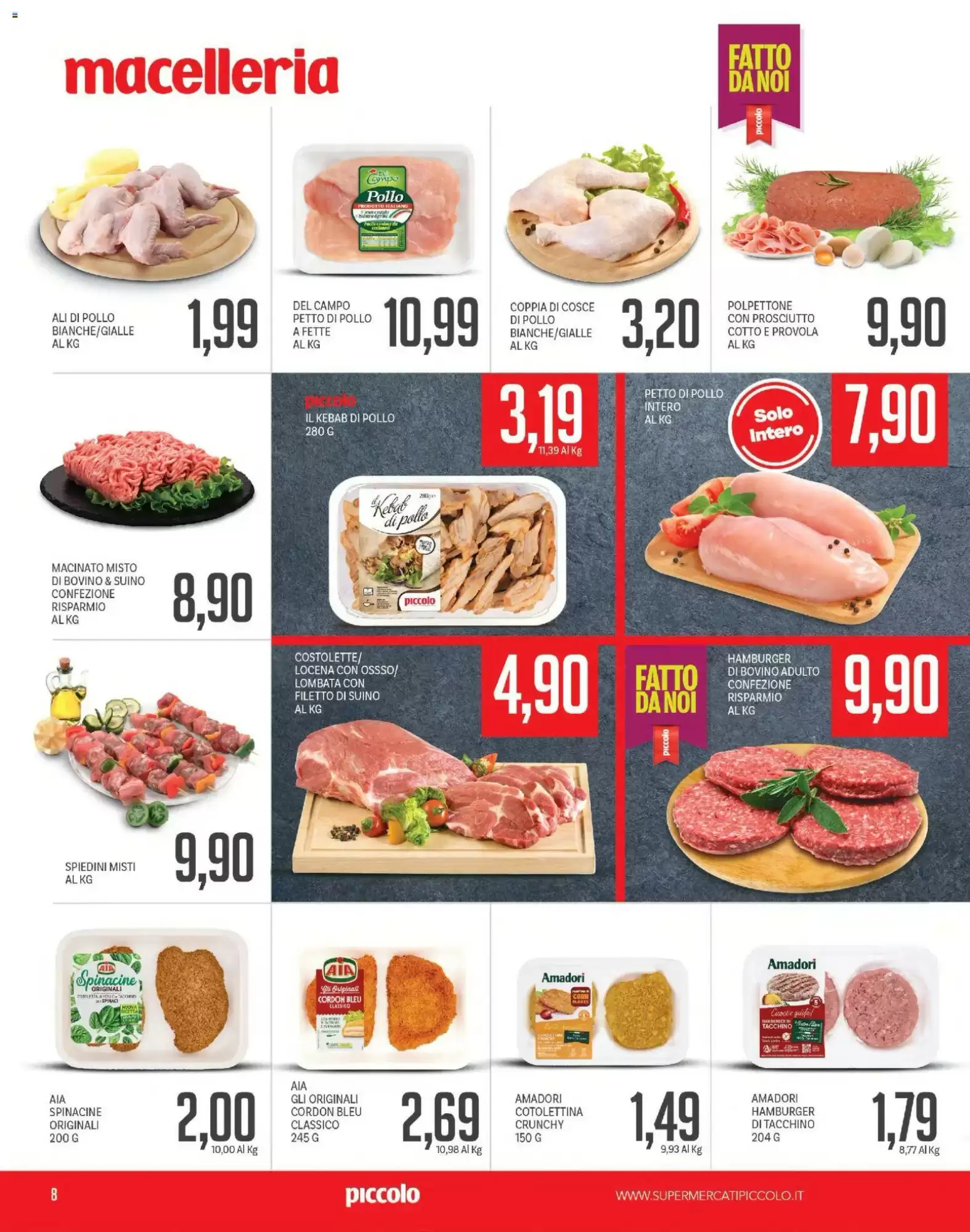 Volantino promozionale Supermercati Piccolo  valide dal 12/10/2026 - Pagina 8.