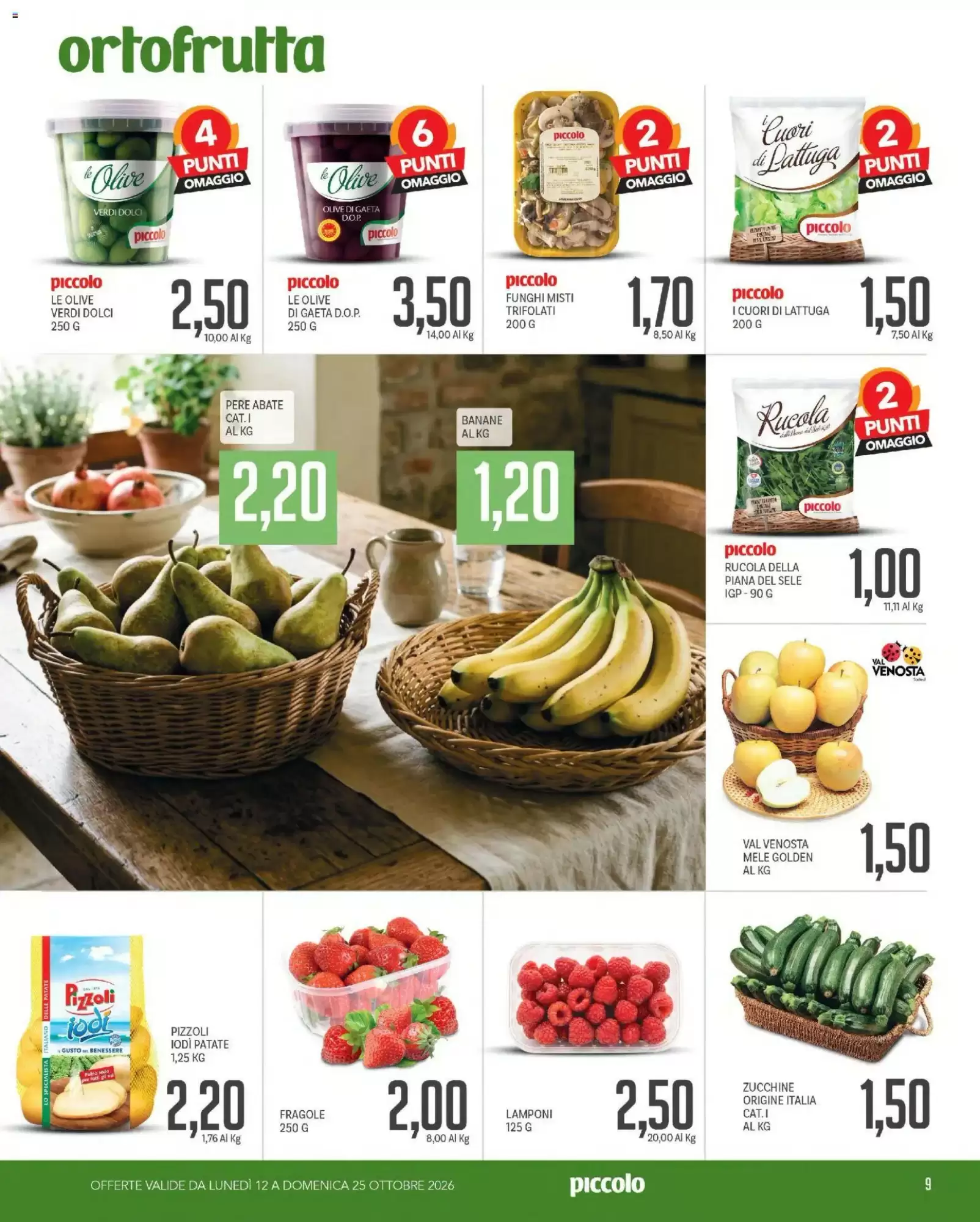 Volantino promozionale Supermercati Piccolo  valide dal 12/10/2026 - Pagina 9.