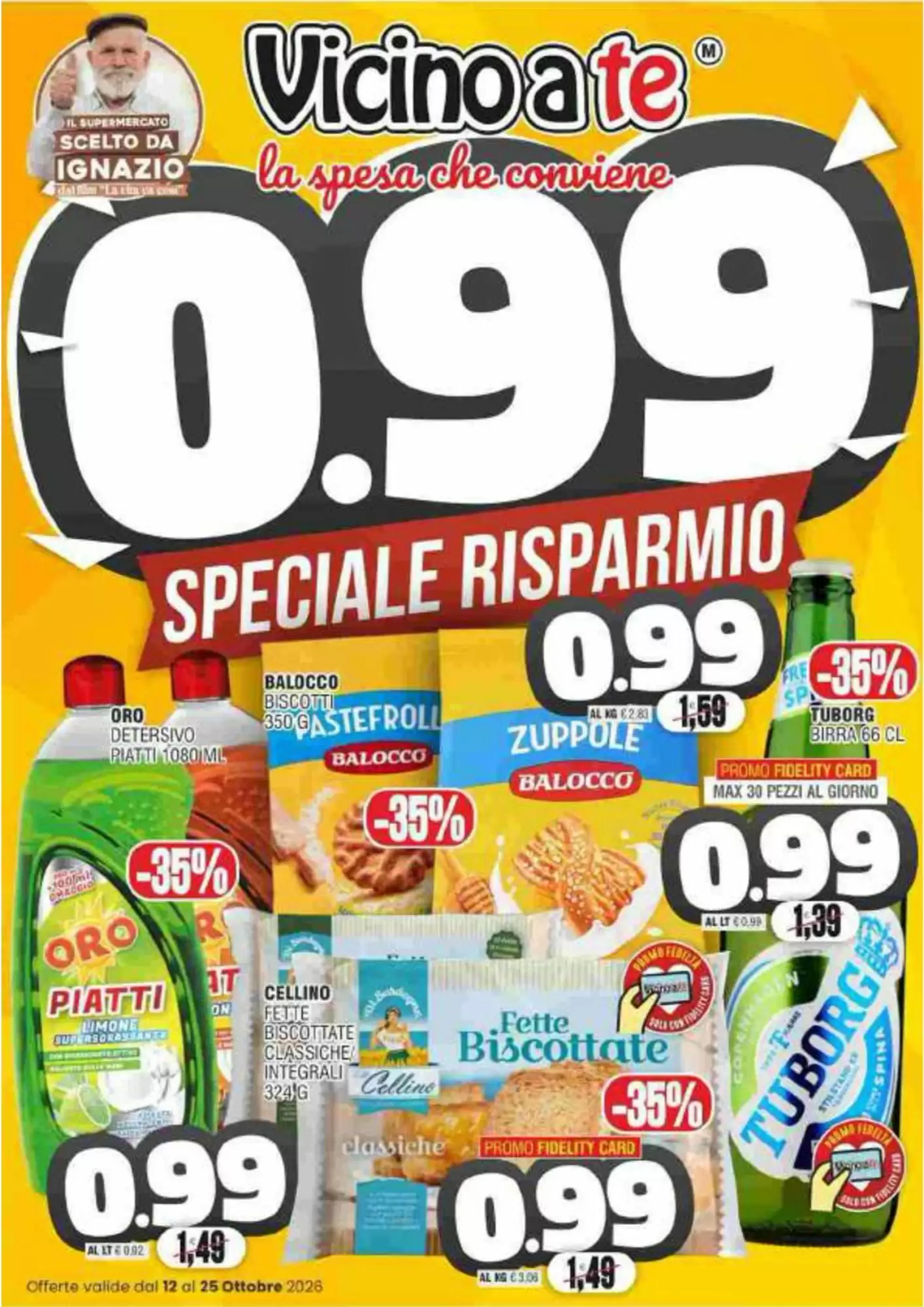 Volantino promozionale Vicino a te supermercati valide dal 12/10/2026 - Pagina 1.