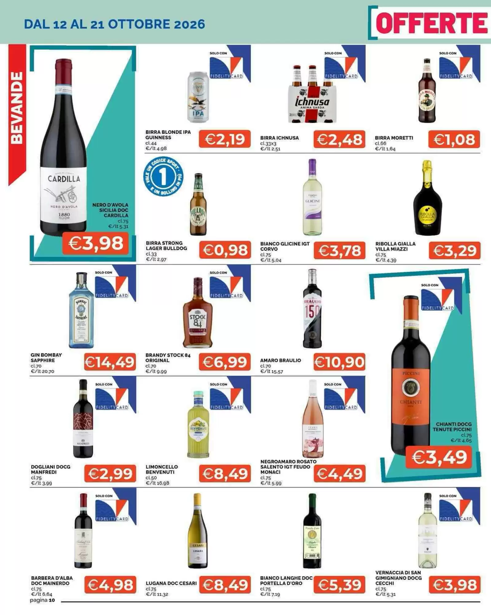 Volantino promozionale Mercatò  valide dal 12/10/2026 - Pagina 10.