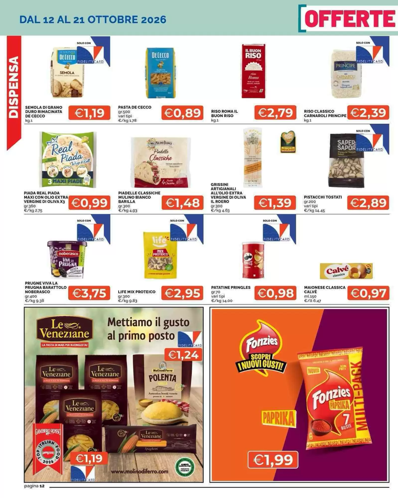 Volantino promozionale Mercatò  valide dal 12/10/2026 - Pagina 12.