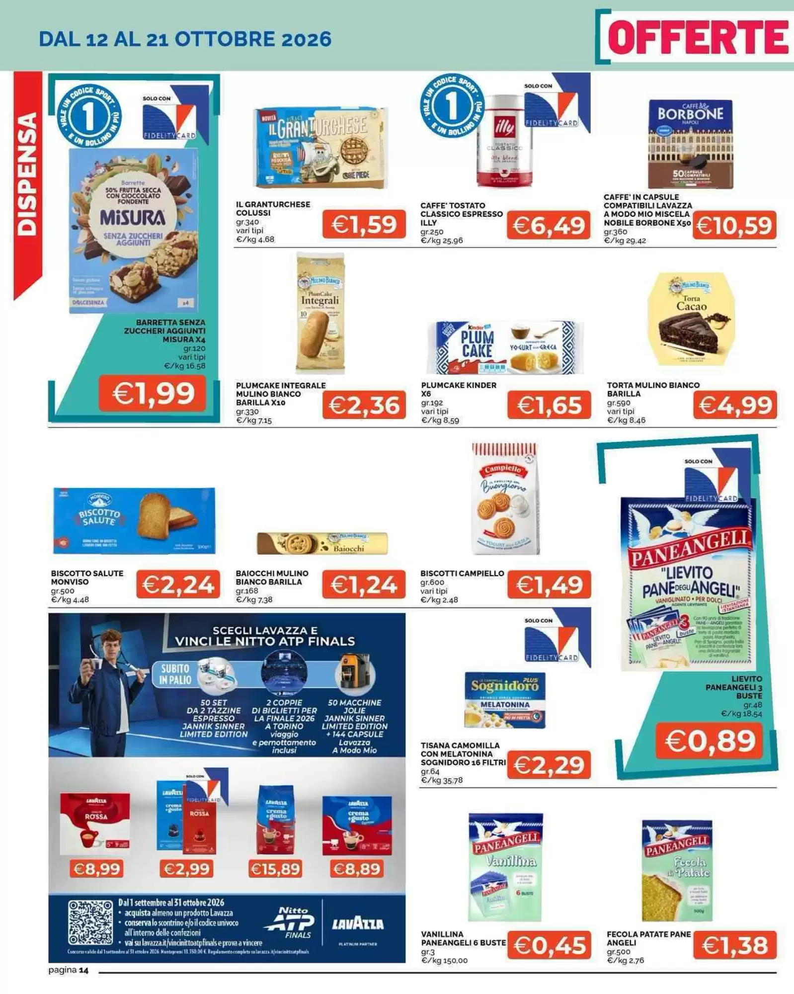 Volantino promozionale Mercatò  valide dal 12/10/2026 - Pagina 14.