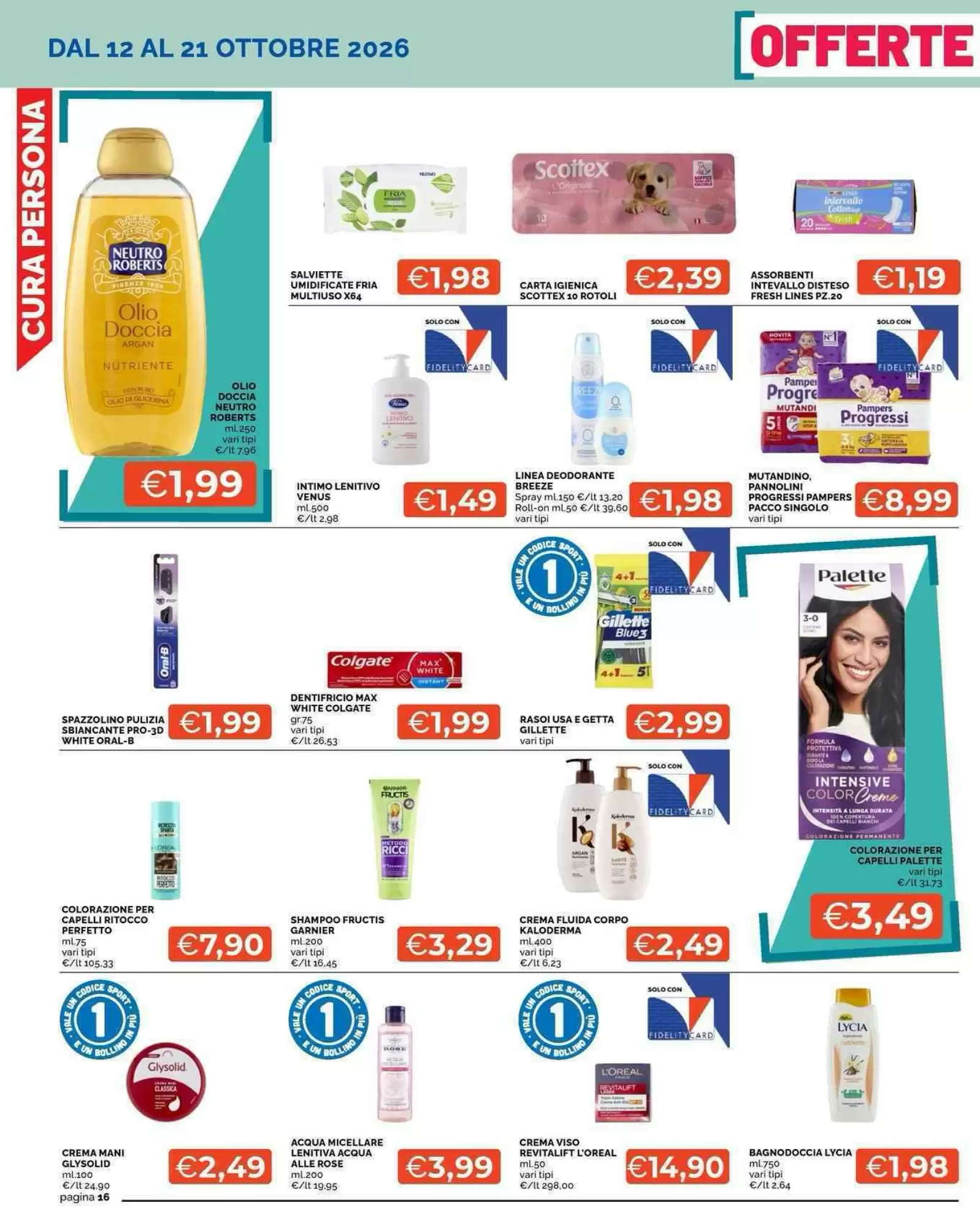 Volantino promozionale Mercatò  valide dal 12/10/2026 - Pagina 16.