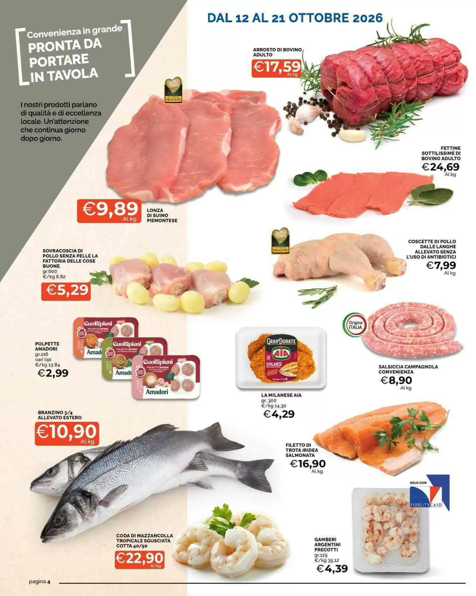 Volantino promozionale Mercatò  valide dal 12/10/2026 - Pagina 4.