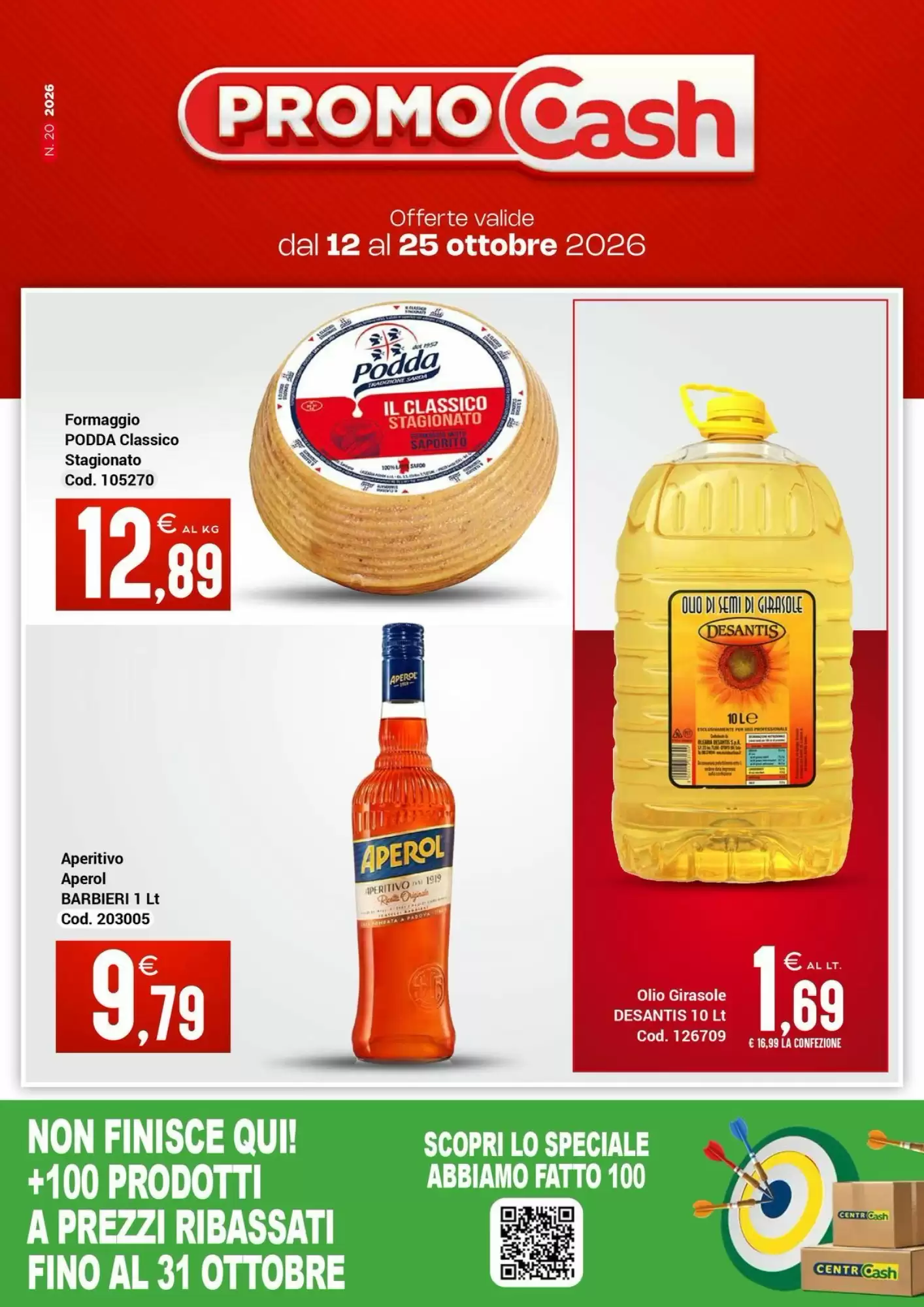 Volantino promozionale Centro Cash  valide dal 12/10/2026 - Pagina 1.