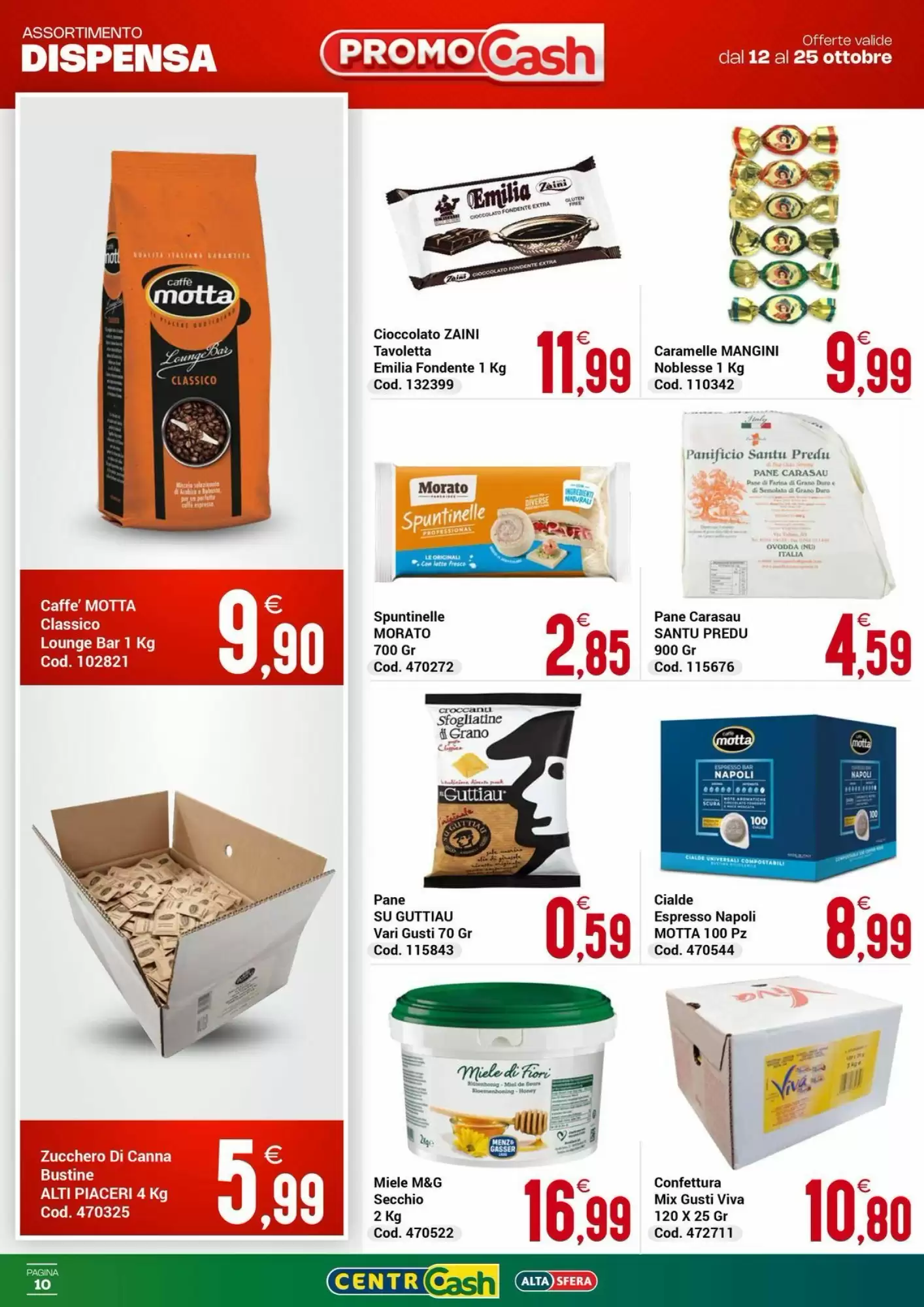 Volantino promozionale Centro Cash  valide dal 12/10/2026 - Pagina 10.