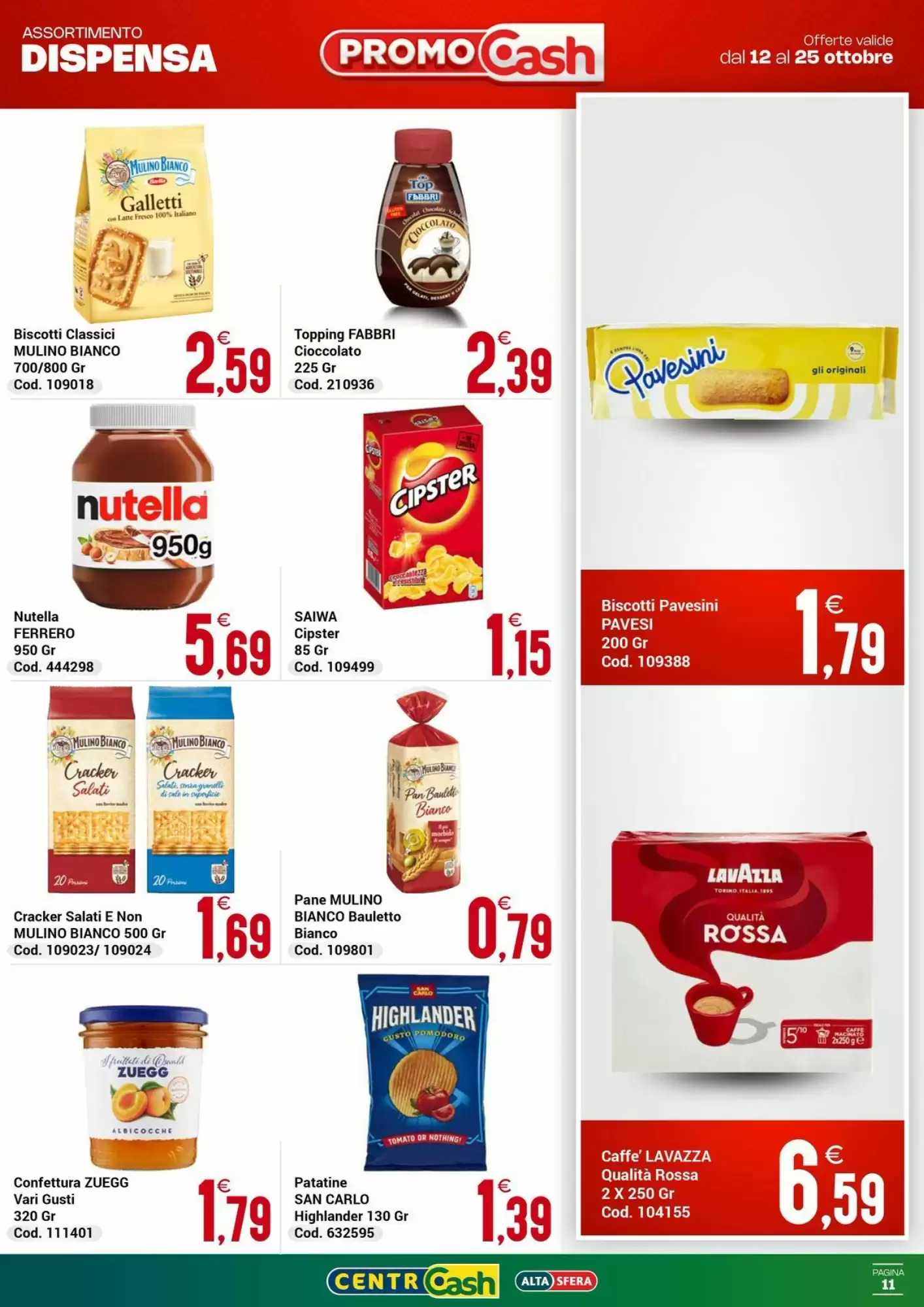 Volantino promozionale Centro Cash  valide dal 12/10/2026 - Pagina 11.
