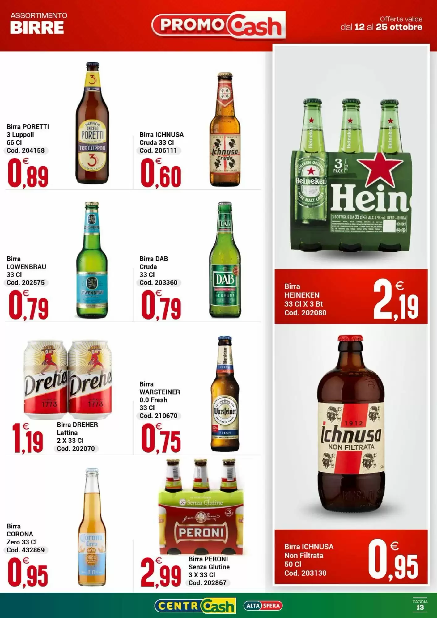Volantino promozionale Centro Cash  valide dal 12/10/2026 - Pagina 13.