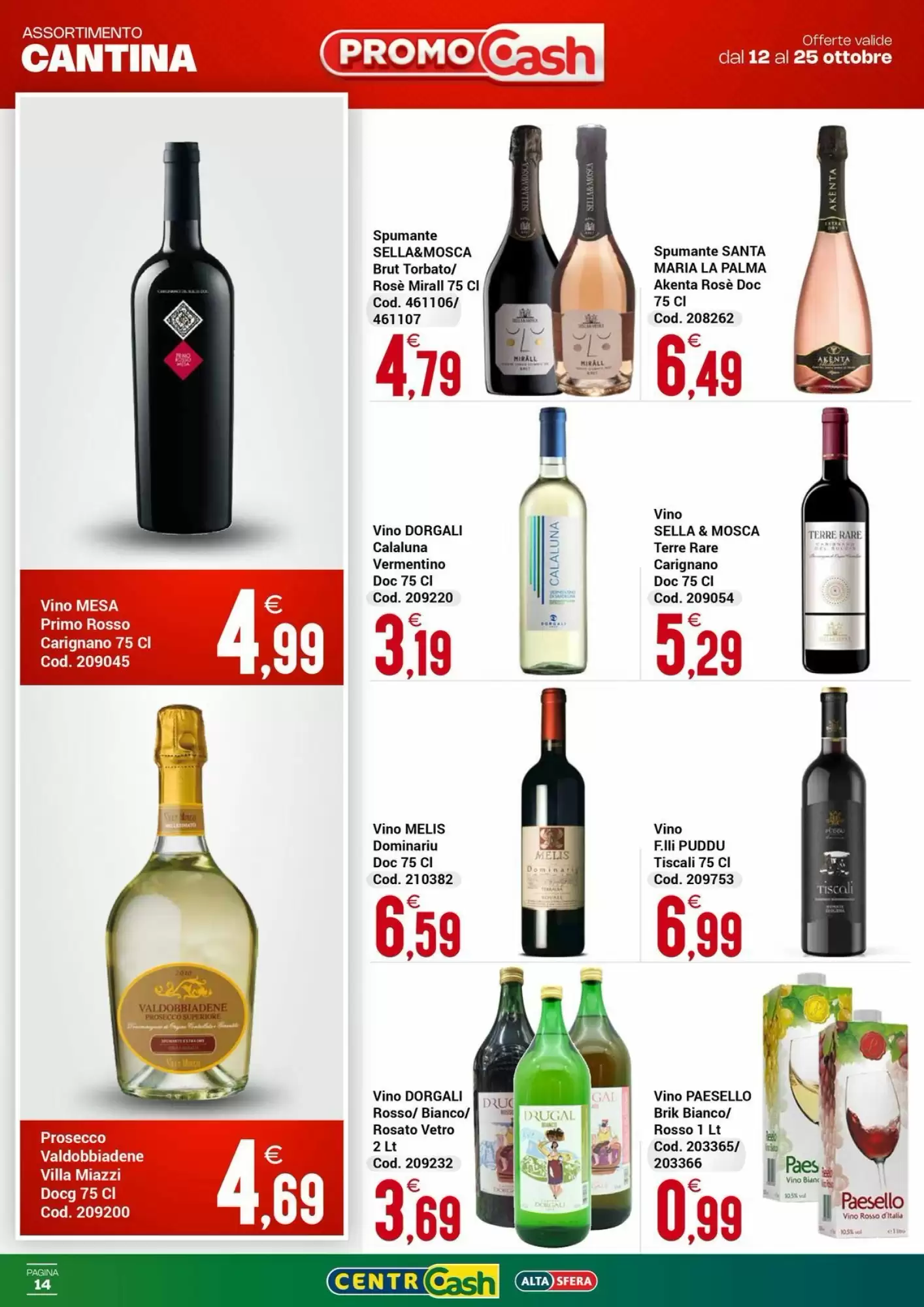 Volantino promozionale Centro Cash  valide dal 12/10/2026 - Pagina 14.